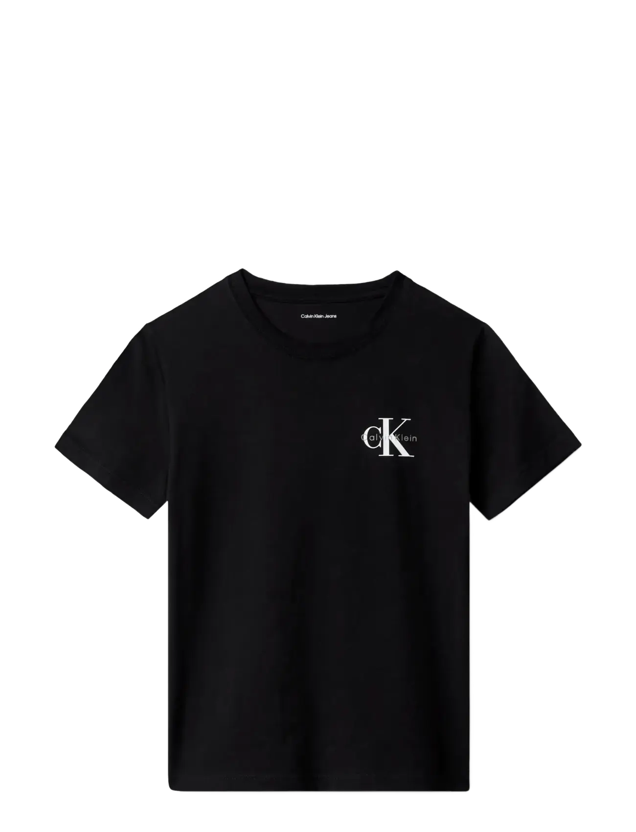 Calvin Klein SMALL MONOLOGO SS TEE - 4 for 3 - CK BLACK / black
