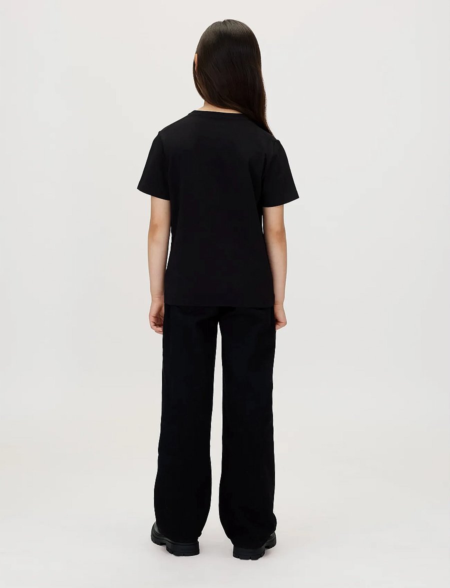 Calvin Klein - CHEST MONOLOGO SS T-SHIRT - short-sleeved t-shirts - ck black - 3