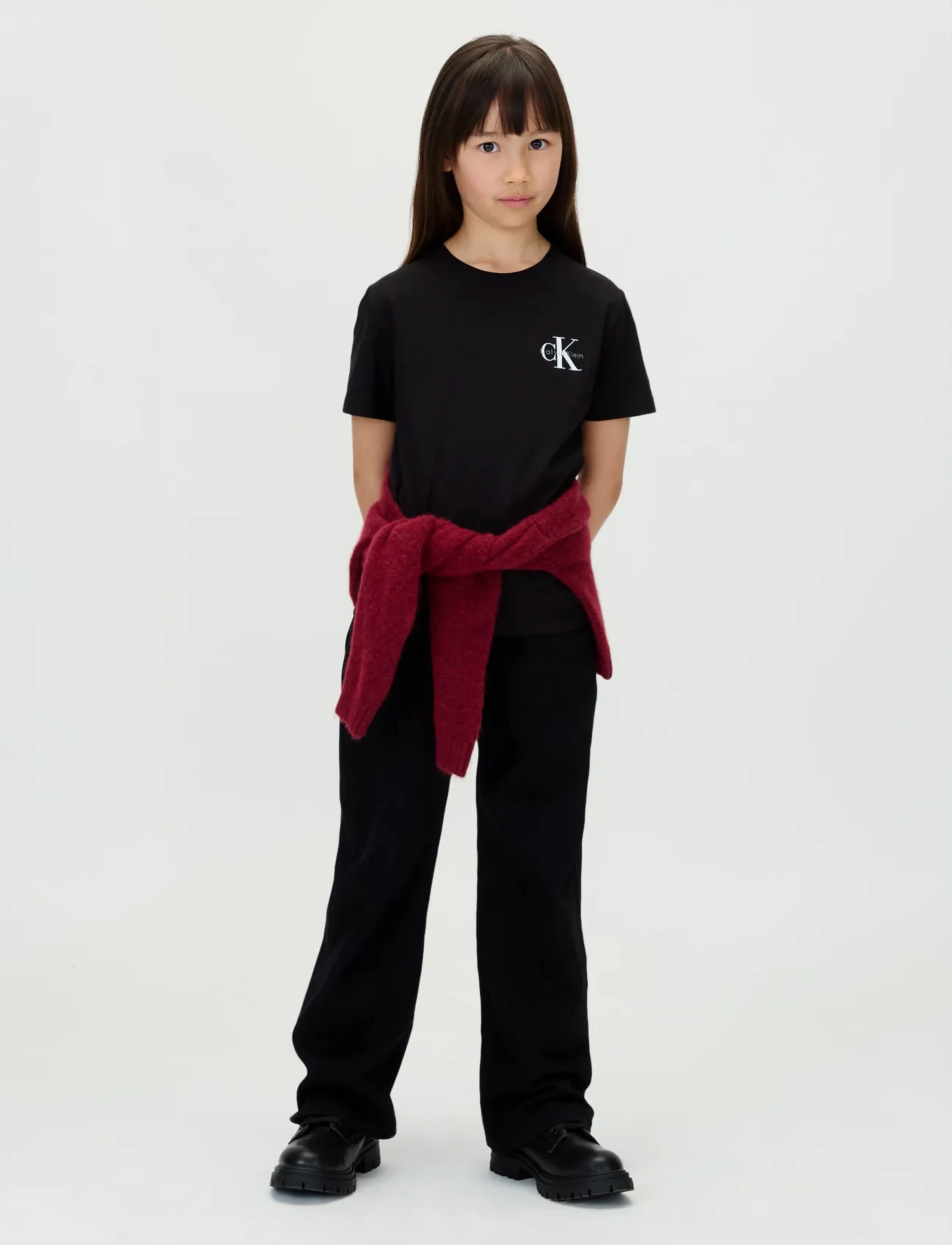 Calvin Klein - CHEST MONOLOGO SS T-SHIRT - kortærmede t-shirts - ck black - 5