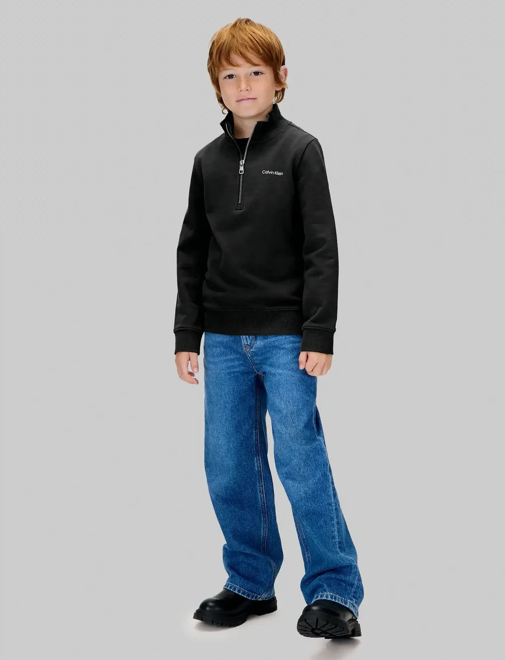 Calvin Klein - CHEST INST. LOGO HALF ZIP - dressipluusid - ck black - 2