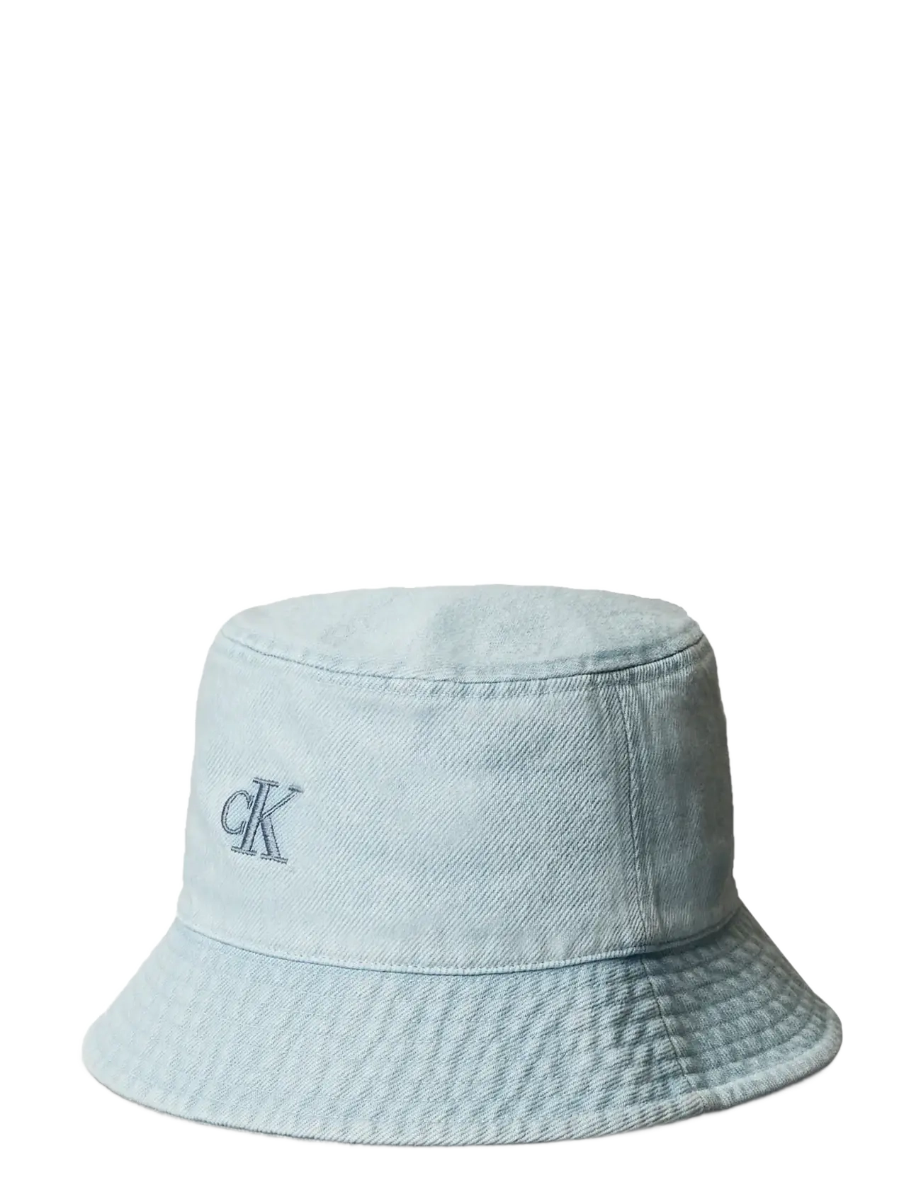 Calvin Klein DENIM BUCKET HAT - Bøllehatte - BLEACH OUT WASH / blue