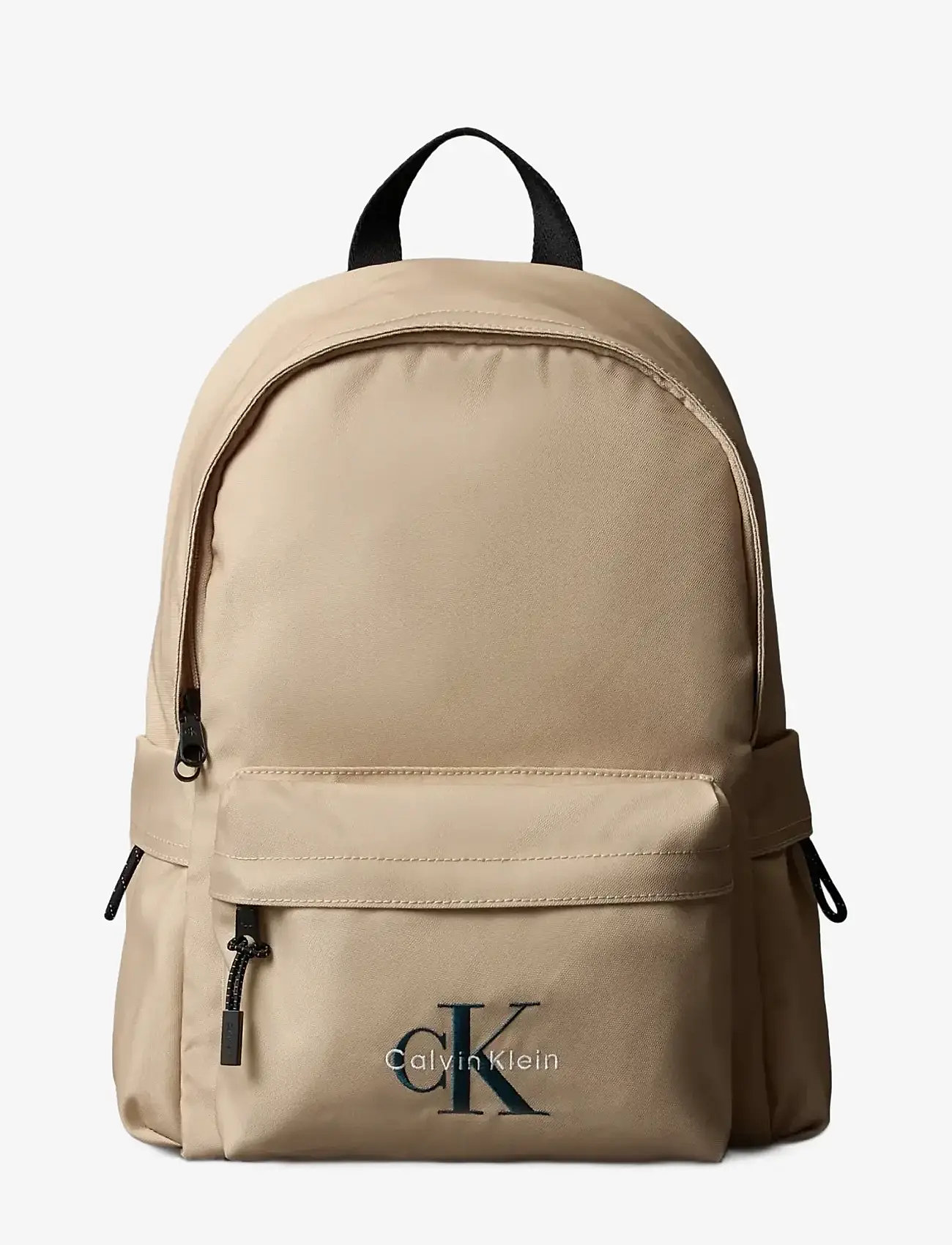 Calvin Klein - SOLID MONOLOGO BACKPACK - backpacks - humus - 0