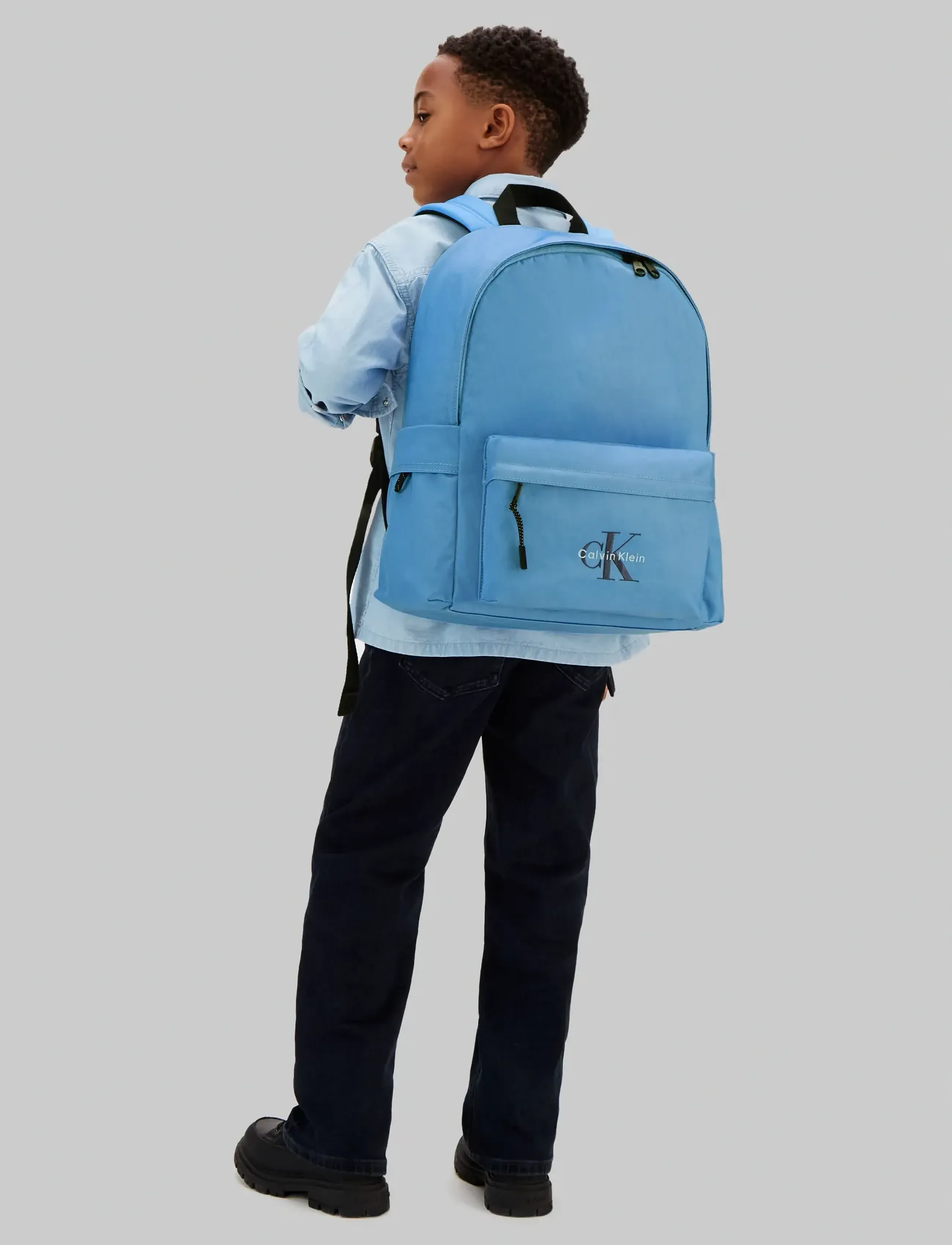 Calvin Klein - SOLID MONOLOGO BACKPACK - rygsække - provence - 2