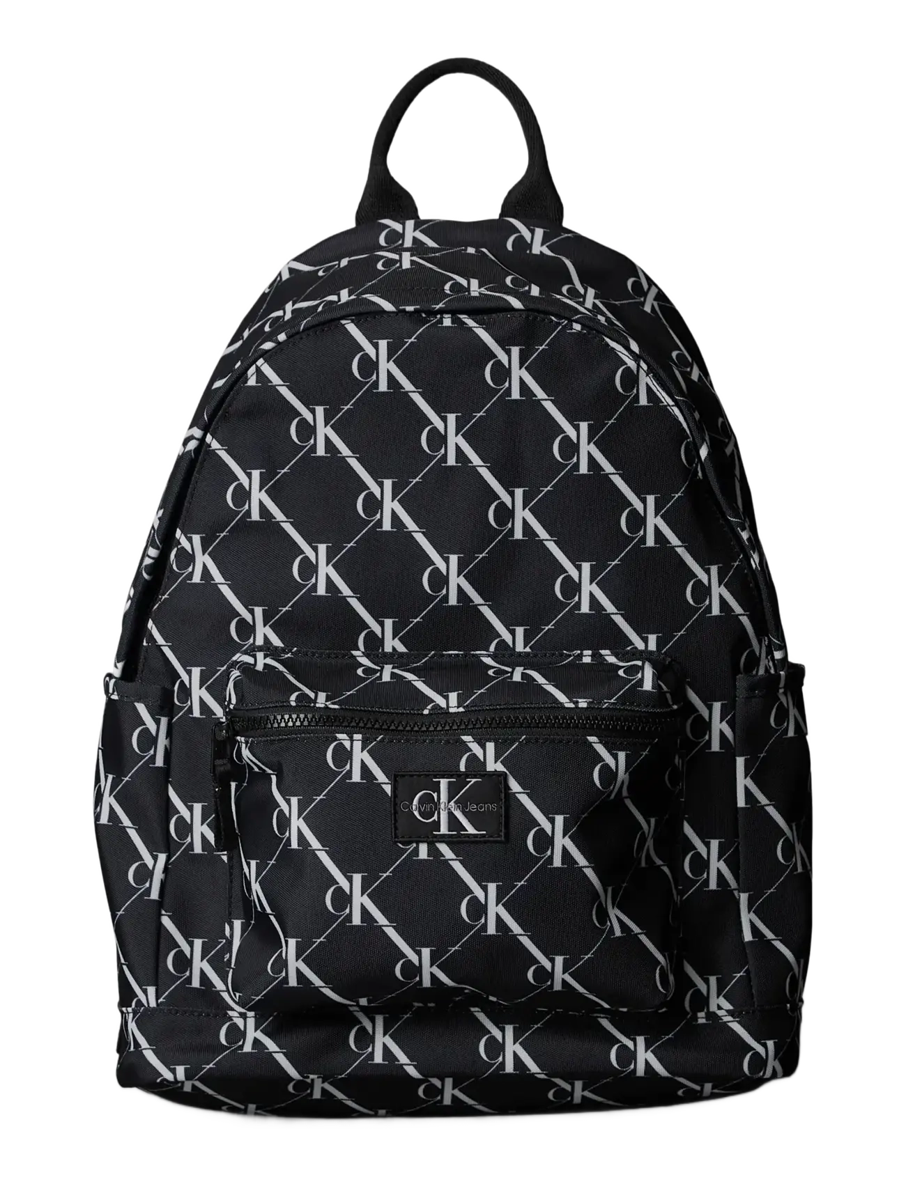 Calvin Klein CK AOP BACKPACK - Ryggsäckar - CK BLACK / black