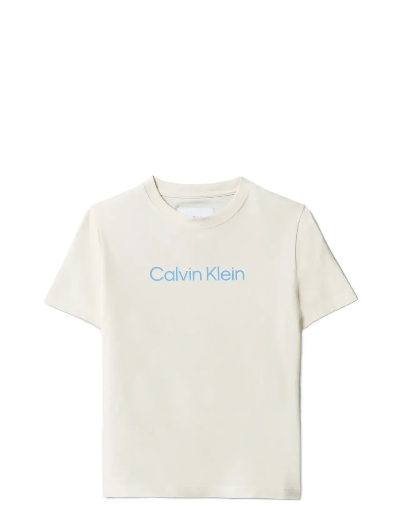Calvin Klein INST. LOGO SS T-SHIRT - Calvin Klein - PEARL 12-1304 TCX / cream