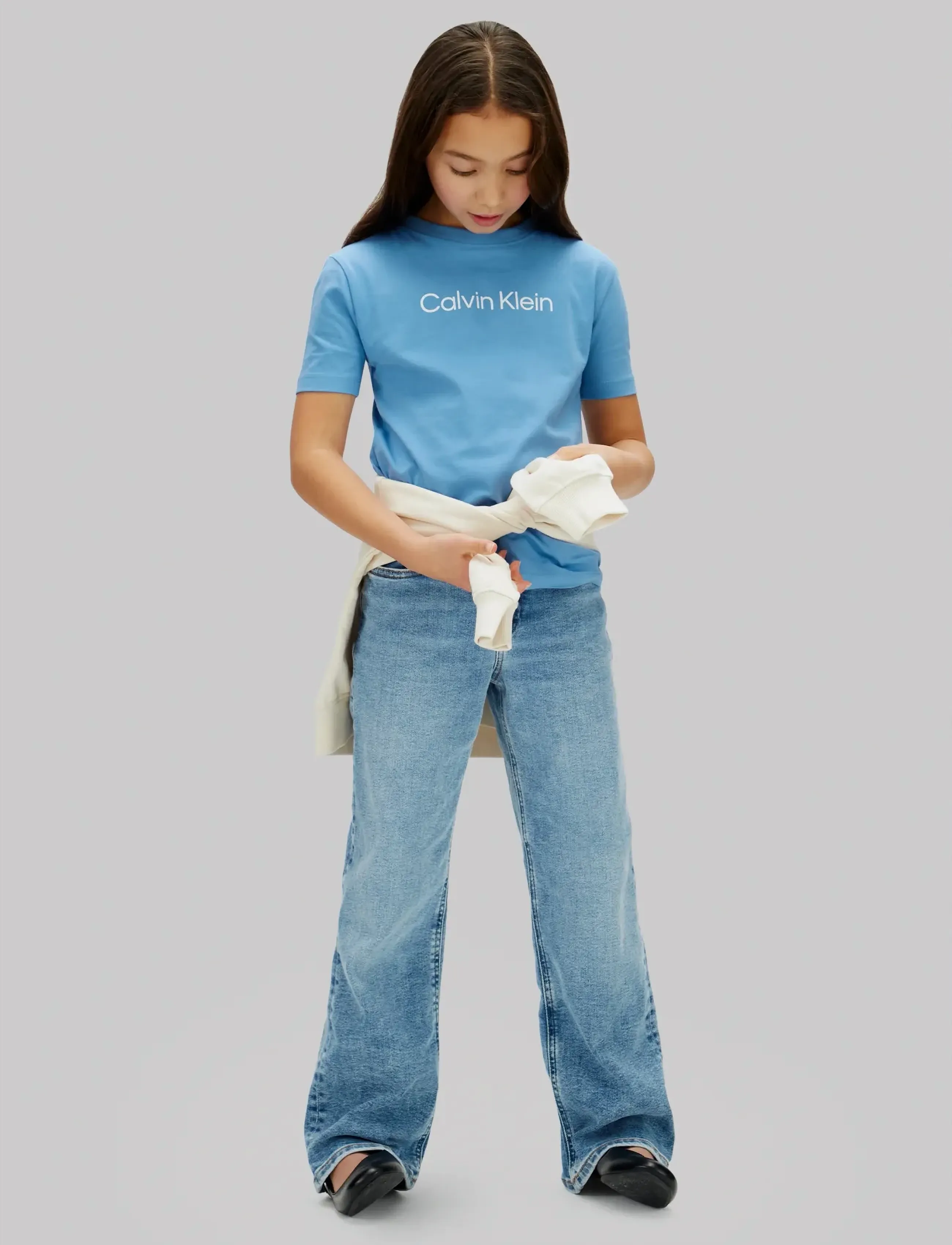 Calvin Klein - INST. LOGO SS T-SHIRT - kortærmede t-shirts - provence 16-4032 tcx - 4