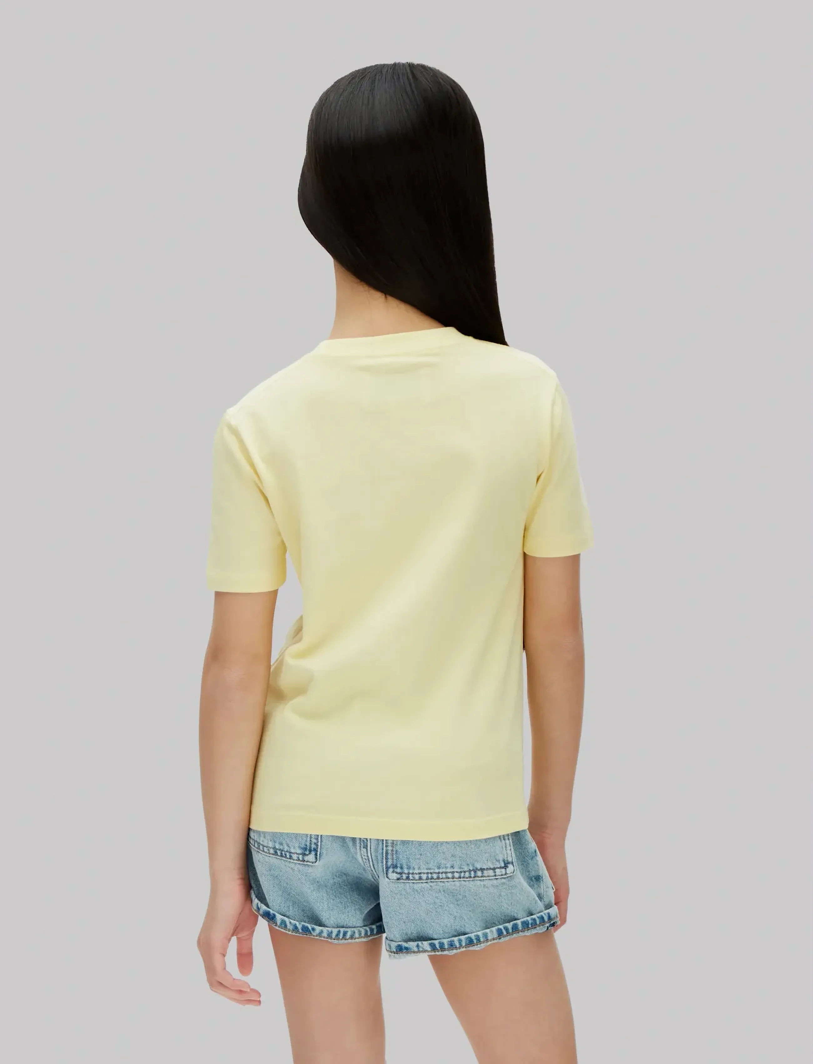 Calvin Klein - MONO MINI BADGE REG T-SHIRT - kortærmede t-shirts - french vanilla 12-0722 tcx - 3