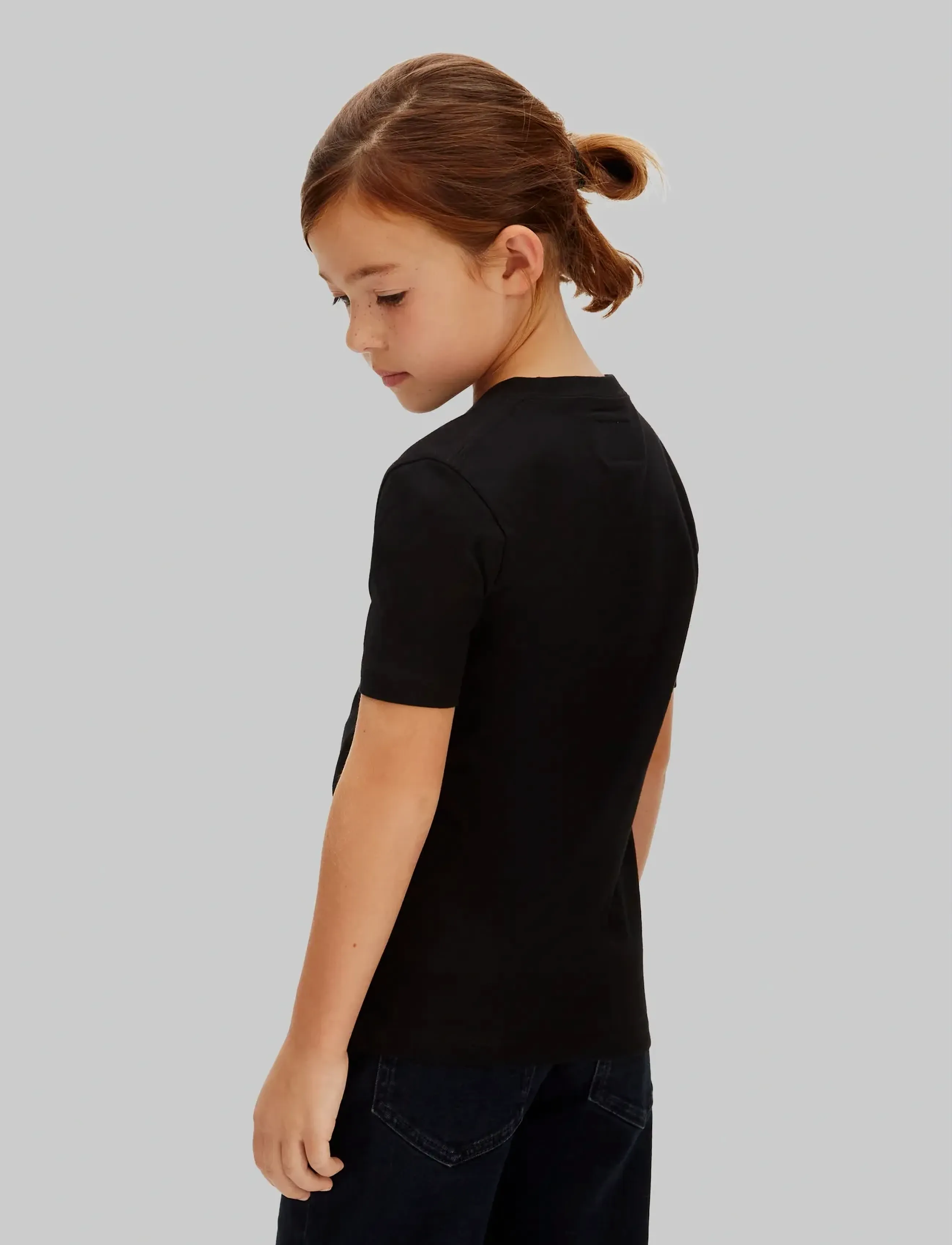 Calvin Klein - MONO MINI BADGE REG T-SHIRT - kurzärmelige - black [csi] 25cw1000175ck - 3