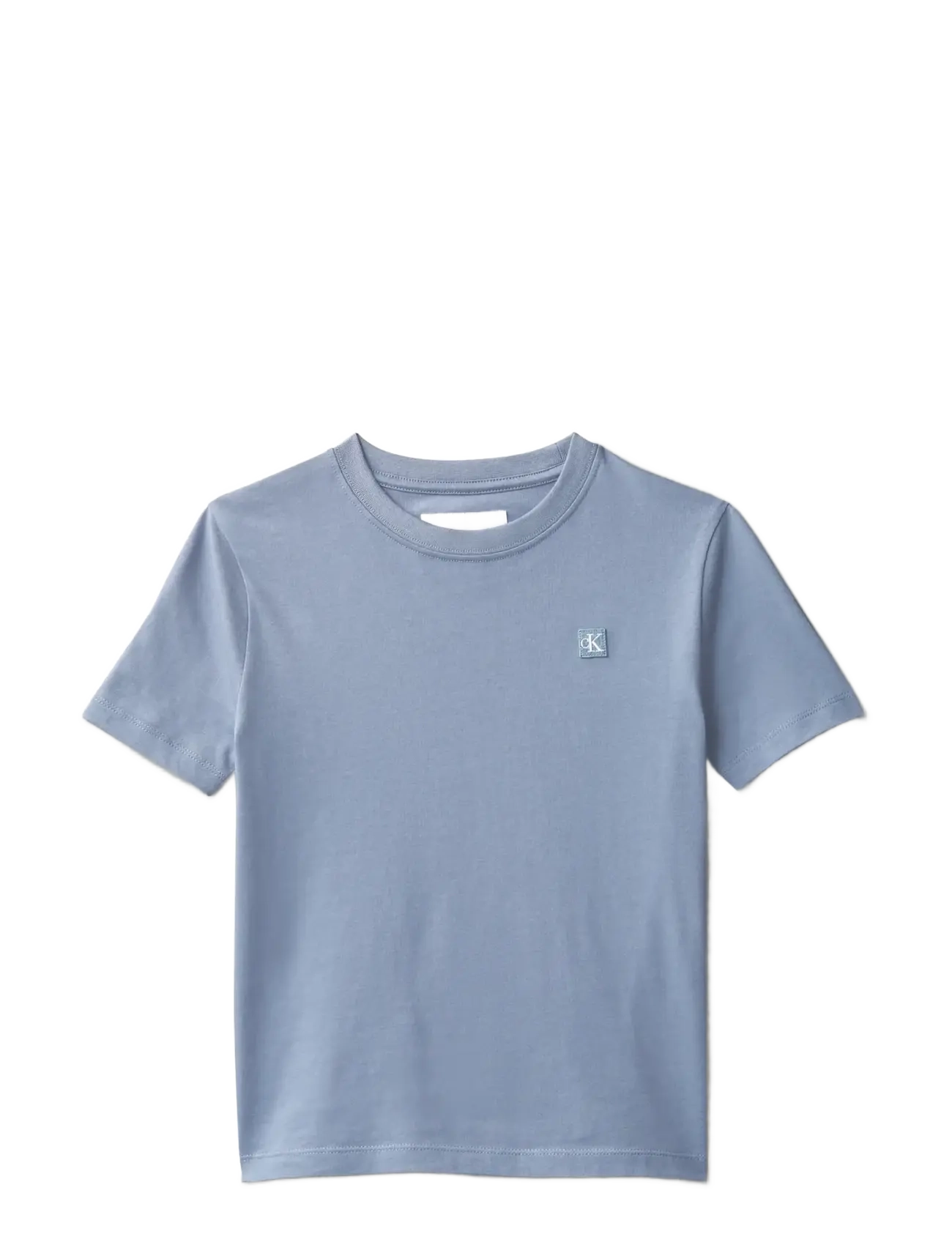 CALVIN KLEIN Mono Mini Badge Reg T-Shirt Blau - 164 - Kinder