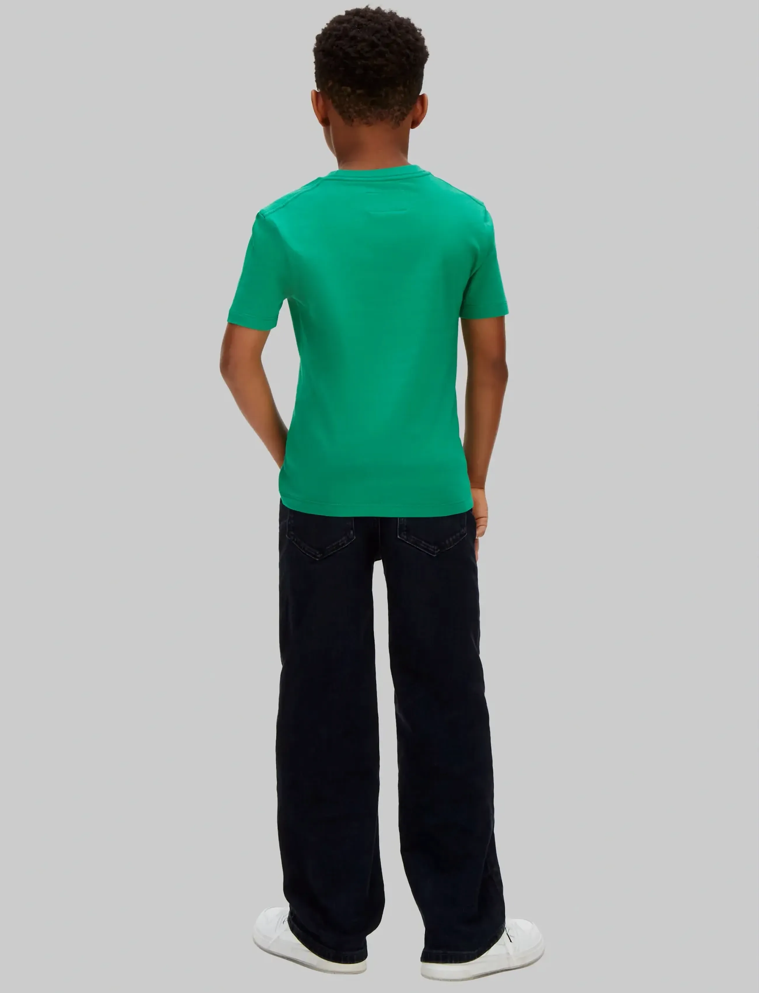 Calvin Klein - MONO MINI BADGE REG T-SHIRT - stutterma bolir - lush meadow 18-5845 tcx - 3