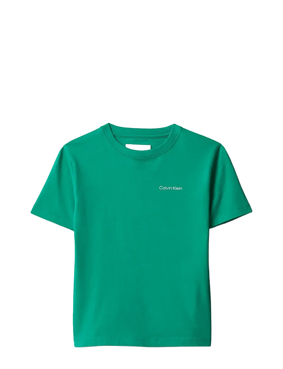 Calvin Klein - CHEST INST.LOGO SS T-SHIRT - lühikeste varrukatega t-särgid - lush meadow 18-5845 tcx - 1