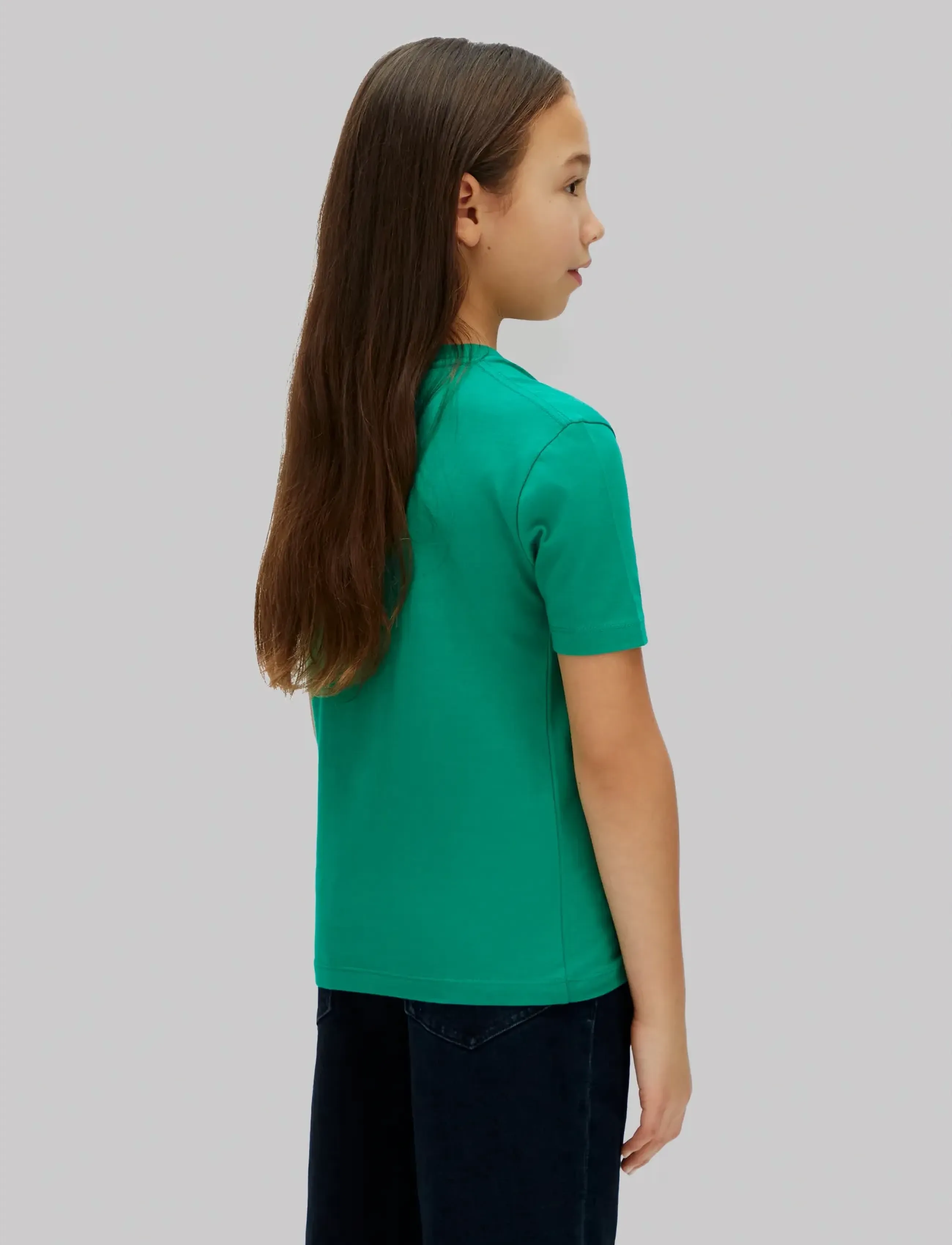 Calvin Klein - CHEST INST.LOGO SS T-SHIRT - short-sleeved t-shirts - lush meadow 18-5845 tcx - 3