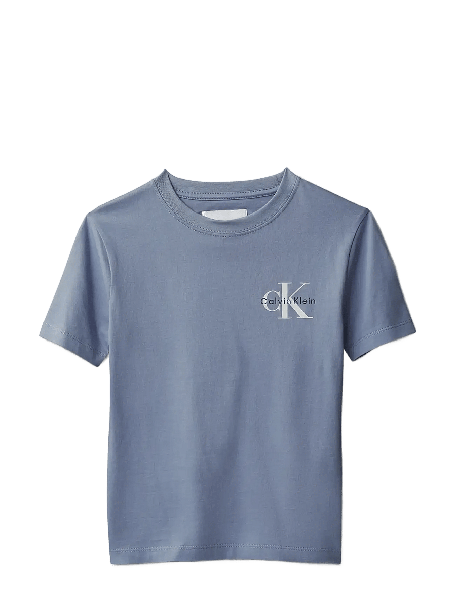 Calvin Klein - CHEST MONO LOGO SS T-SHIRT - kurzärmelige - infinity 17-4015 tcx - 1