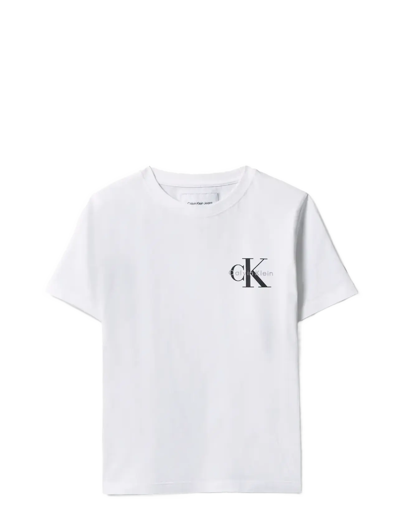 Calvin Klein CHEST MONO LOGO SS T-SHIRT - Calvin Klein - WHITE 11-0601 TCX / white