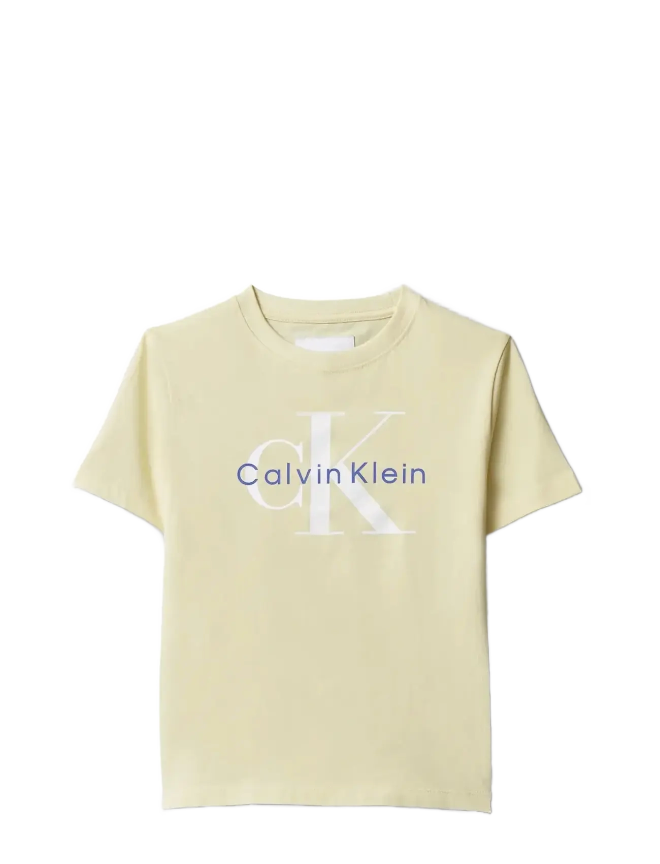 Calvin Klein CK MONO LOGO SS T-SHIRT - Calvin Klein - FRENCH VANILLA 12-0722 TCX / yellow