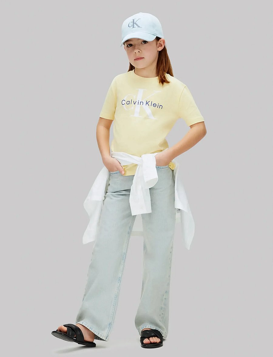Calvin Klein - CK MONO LOGO SS T-SHIRT - kortärmade t-shirts - french vanilla 12-0722 tcx - 0