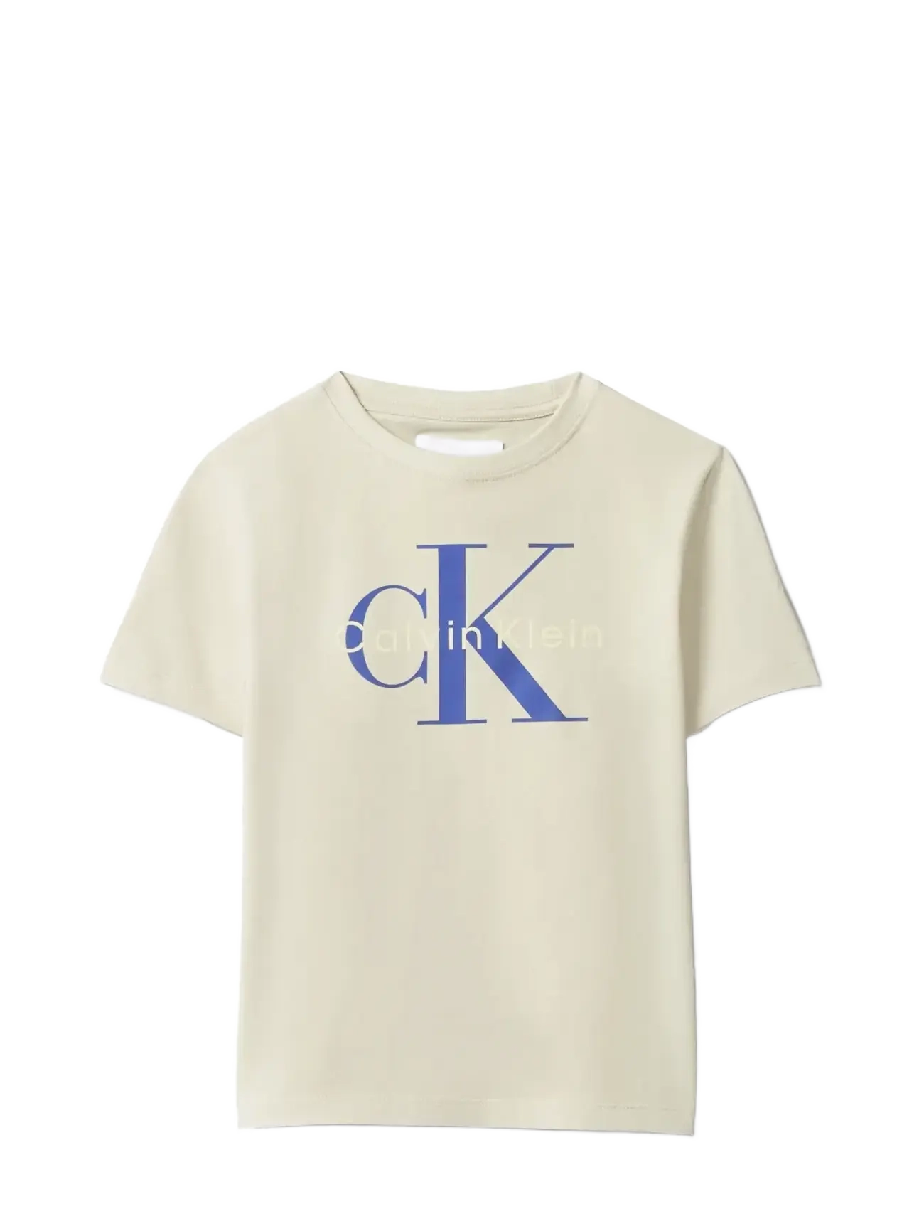 Calvin Klein CK MONO LOGO SS T-SHIRT - Calvin Klein - OATMEAL 13-0401 TCX / beige