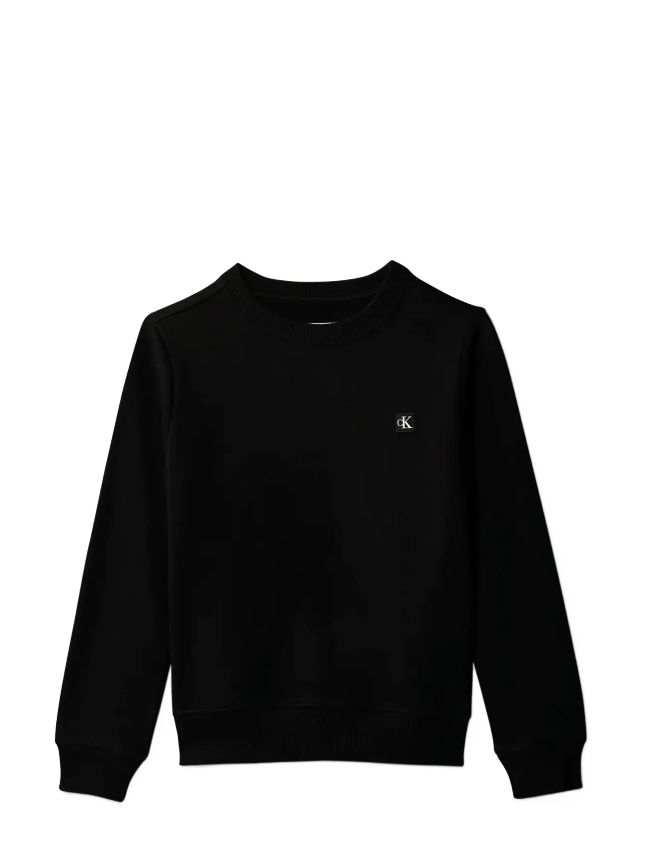Calvin Klein MINI BADGE REG CN - Överdelar - BLACK [CSI] 25CW1000175CK / black