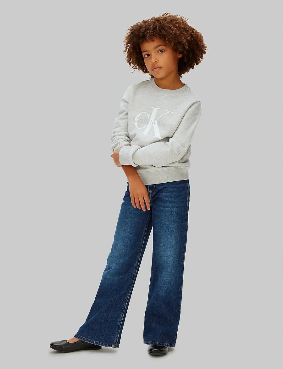 Calvin Klein - CK MONO LOGO CN - dressipluusid - 3-lt grey ht - 2