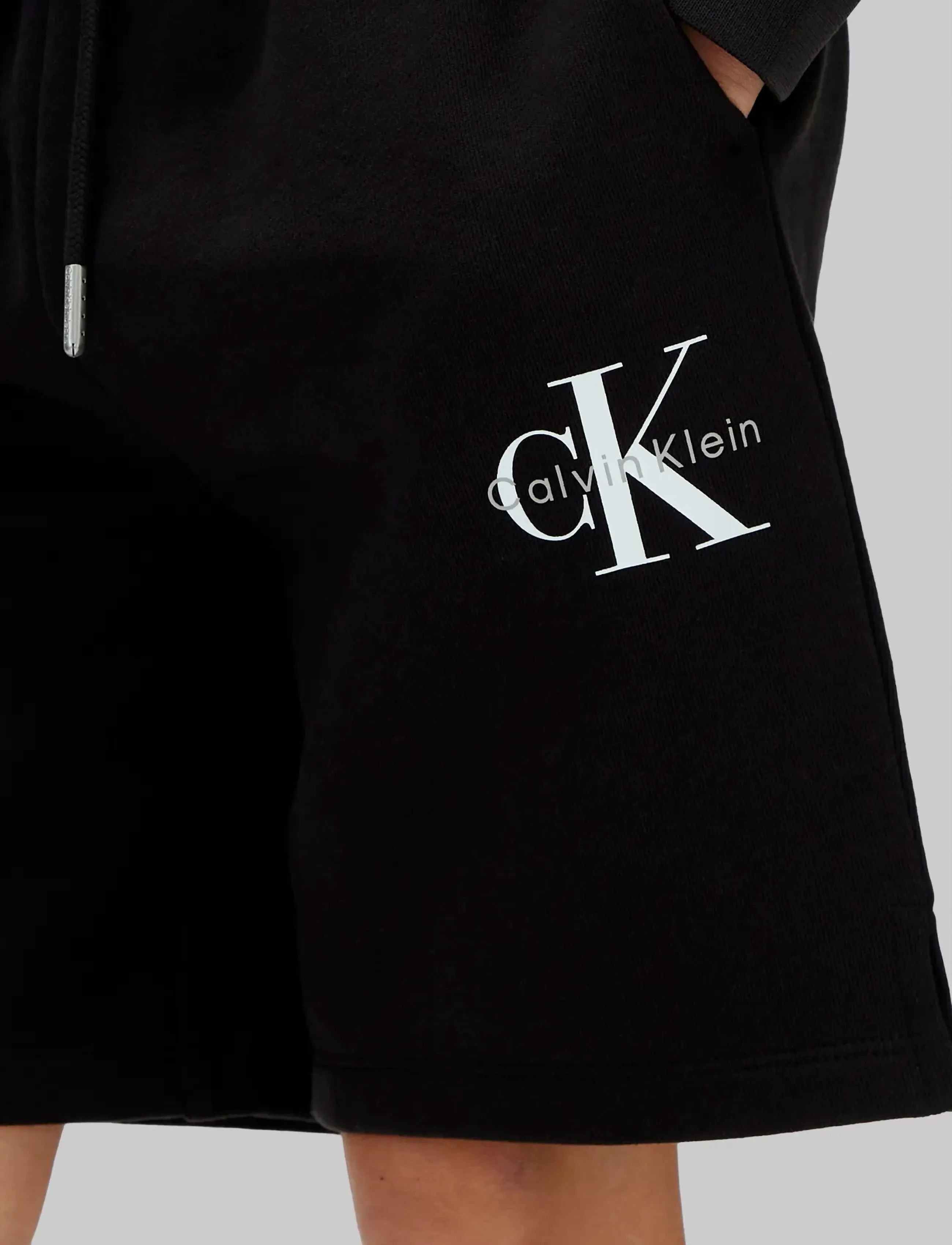 Calvin Klein - MONO LOGO RELAXED SHORTS - sweatshorts - black [csi] 25cw1000175ck - 3
