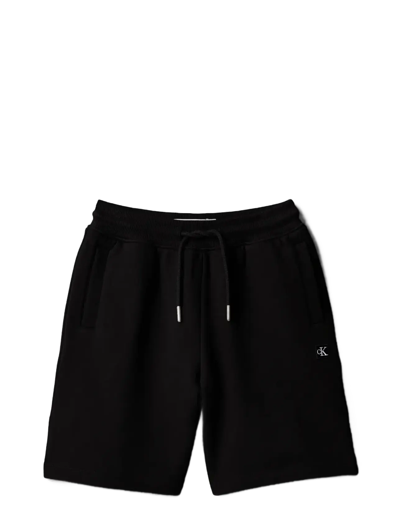 Calvin Klein MINI BADGE SHORTS - Stuttbuxur - BLACK [CSI] 25CW1000175CK / black