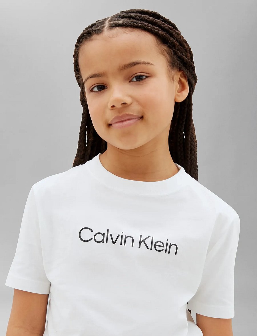 Calvin Klein - 2-PACK INST. LOGO SS T-SHIRT - kurzärmelige - brightwhite kentuckyblue - 3