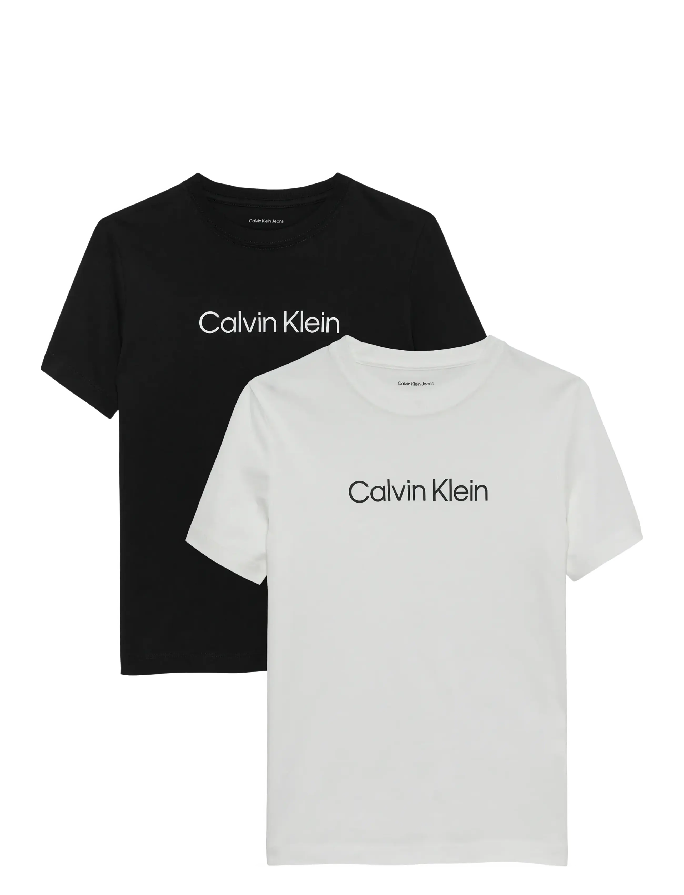 Calvin Klein 2-PACK INST. LOGO SS T-SHIRT - Back to school - BRIGHTWHITE PVHBLACK / white