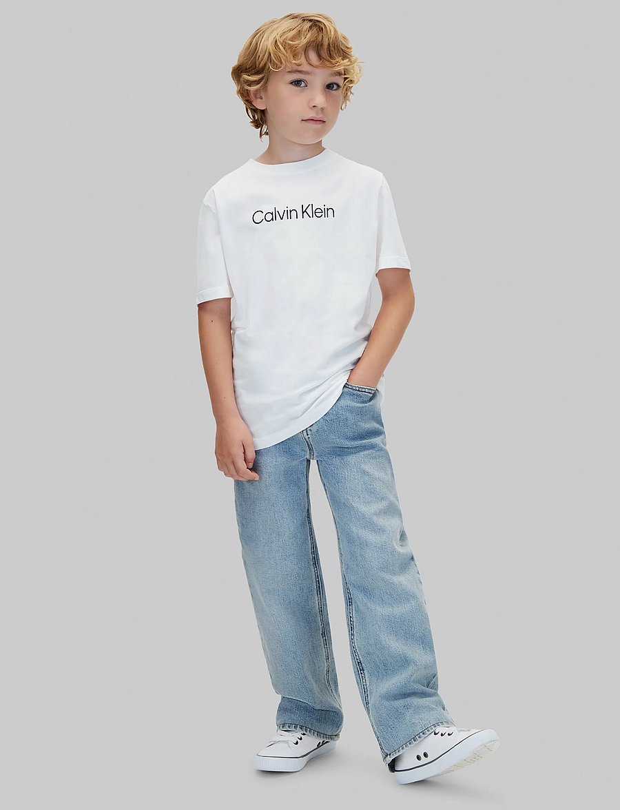 Calvin Klein - 2-PACK INST. LOGO SS T-SHIRT - kurzärmelige - brightwhite pvhblack - 0