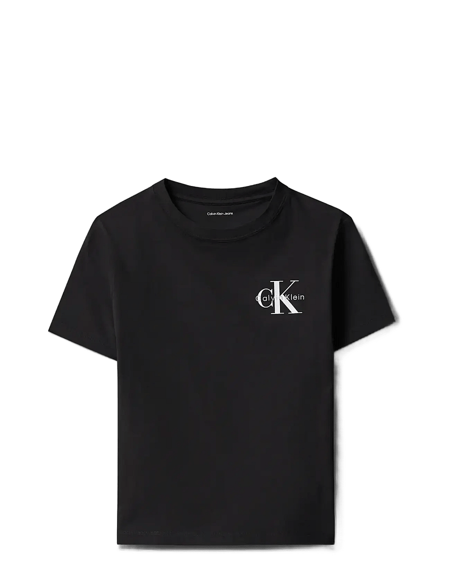 Calvin Klein - SMALL CHEST MONOLOGO SS T-SHIRT - kurzärmelige - pvh black - 1