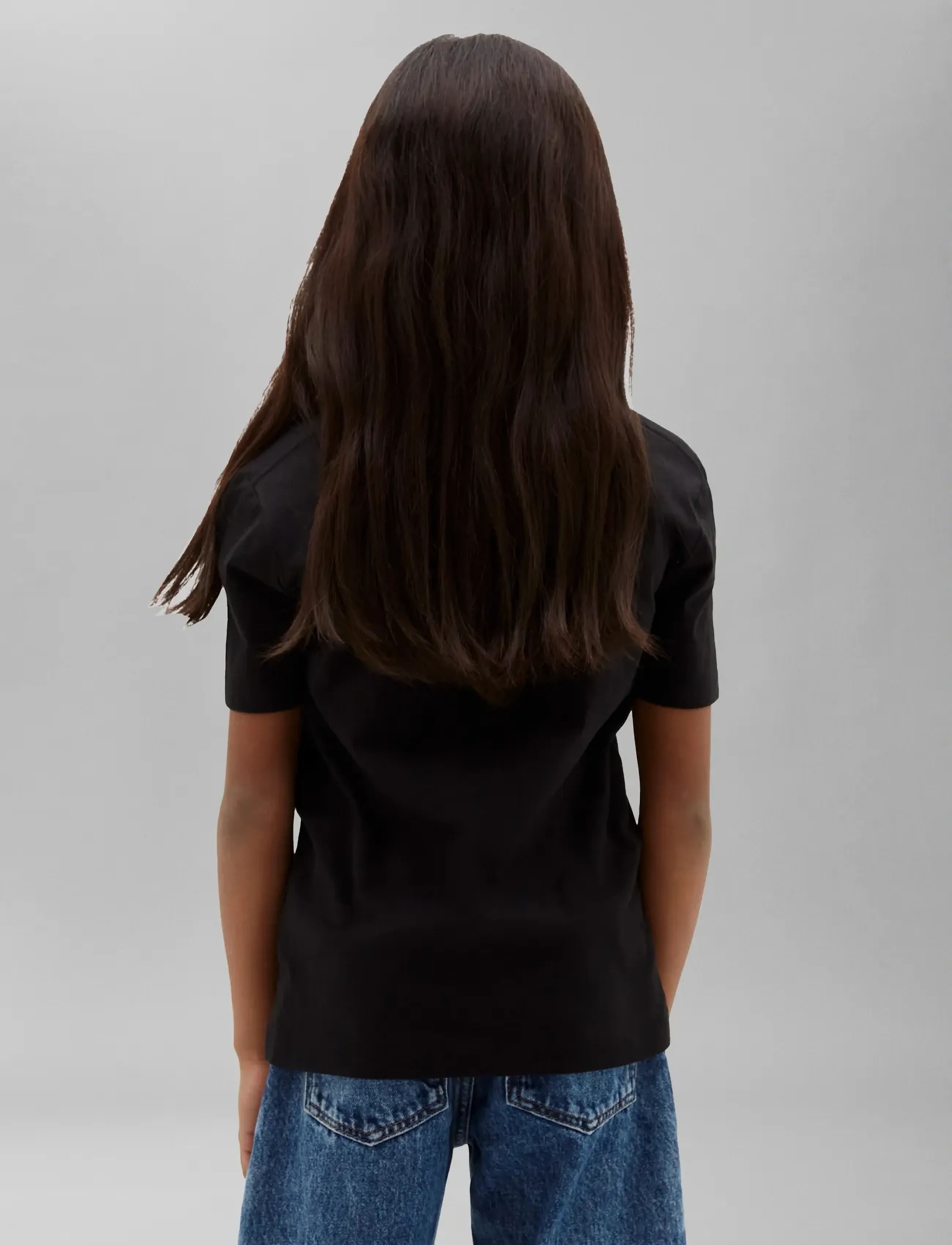 Calvin Klein - SMALL CHEST MONOLOGO SS T-SHIRT - kurzärmelige - pvh black - 2
