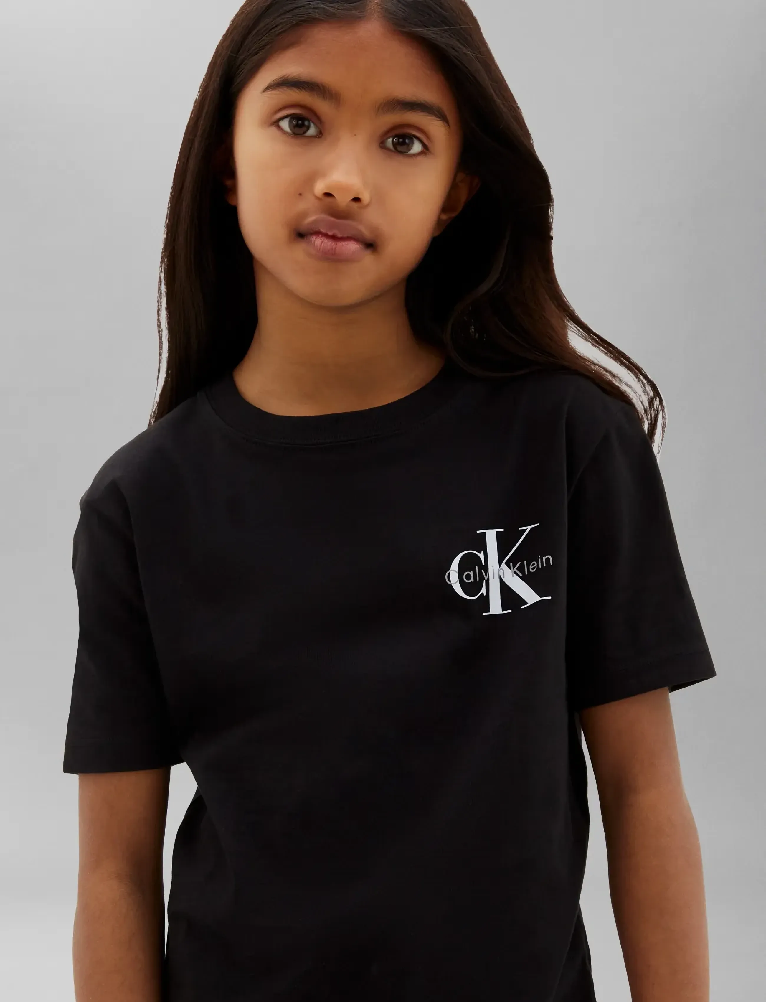 Calvin Klein - SMALL CHEST MONOLOGO SS T-SHIRT - kurzärmelige - pvh black - 3