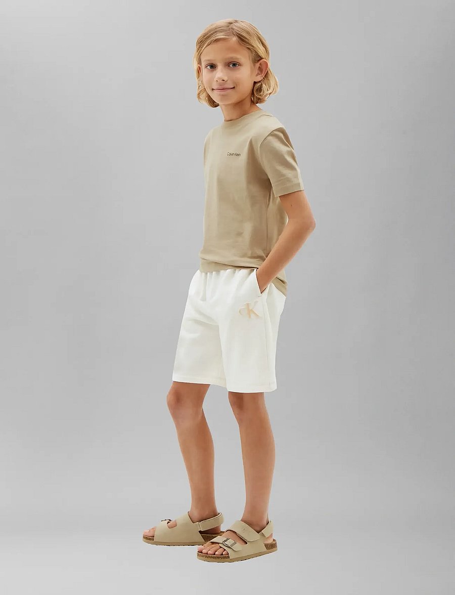 Calvin Klein - SMALL CHEST INST.LOGO SS T-SHIRT - t-shirts à manches courtes - humus - 4