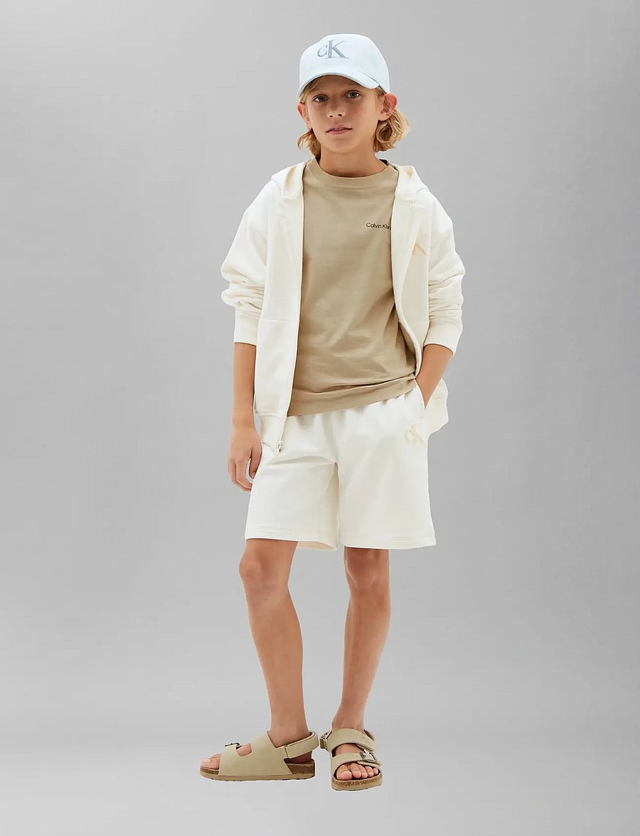 Calvin Klein - SMALL CHEST INST.LOGO SS T-SHIRT - t-shirts à manches courtes - humus - 5