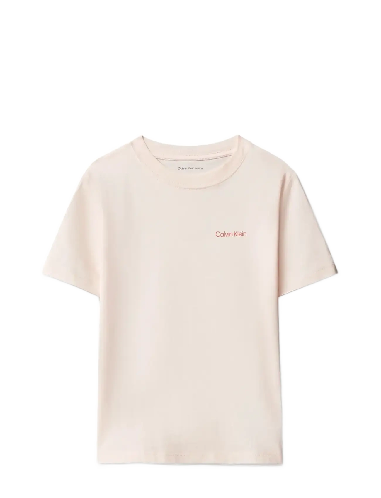 Calvin Klein SMALL CHEST INST.LOGO SS T-SHIRT - Clothing - MANGANO CALCITE / pink/rose