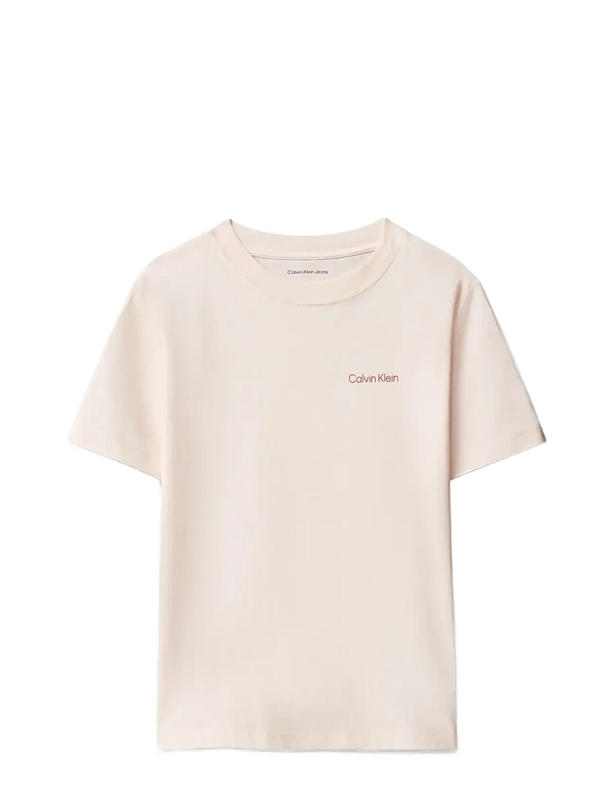Calvin Klein - SMALL CHEST INST.LOGO SS T-SHIRT - kortærmede t-shirts - mangano calcite - 1