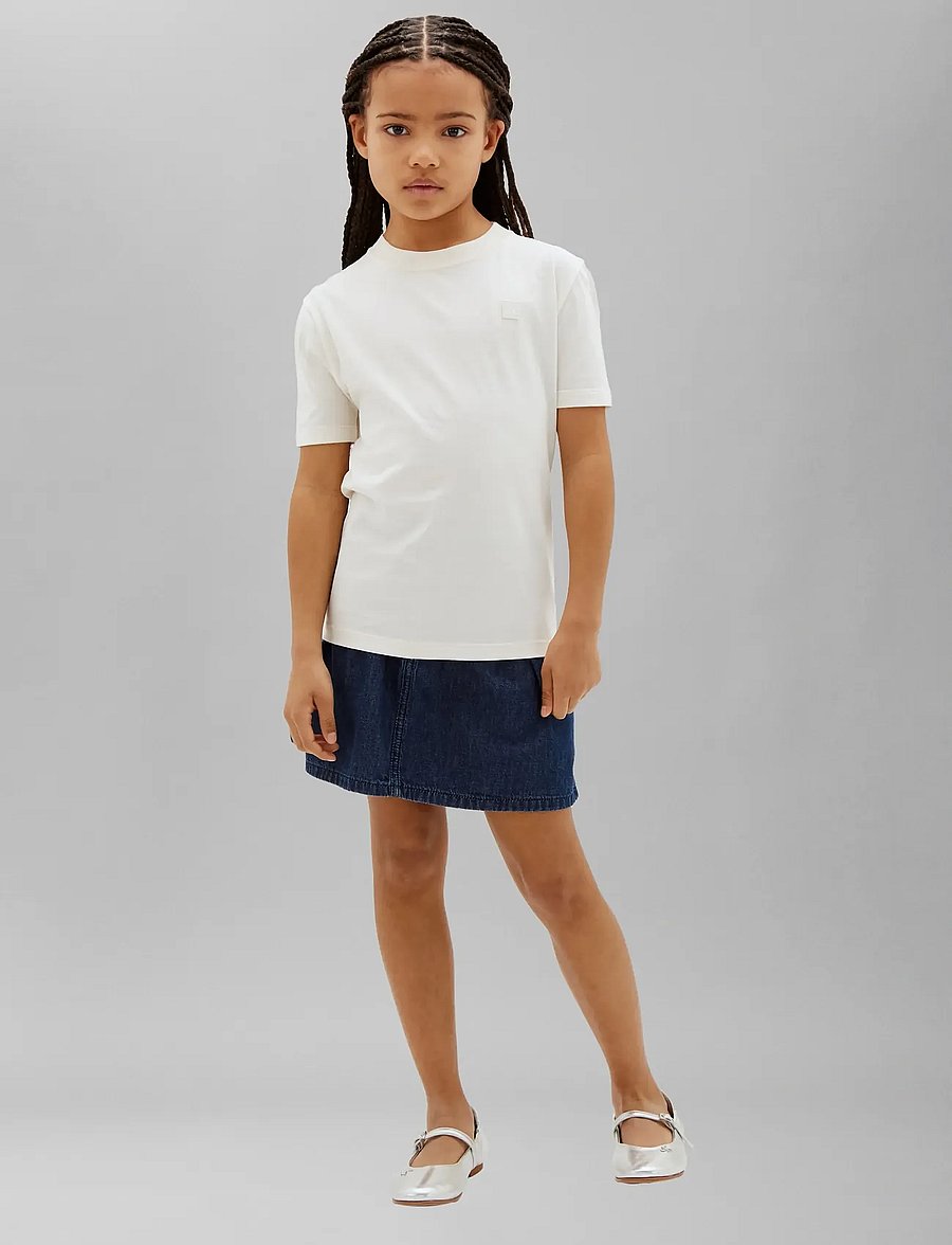 Calvin Klein - MINI BADGE REG T-SHIRT - kortærmede t-shirts - tofu - 5