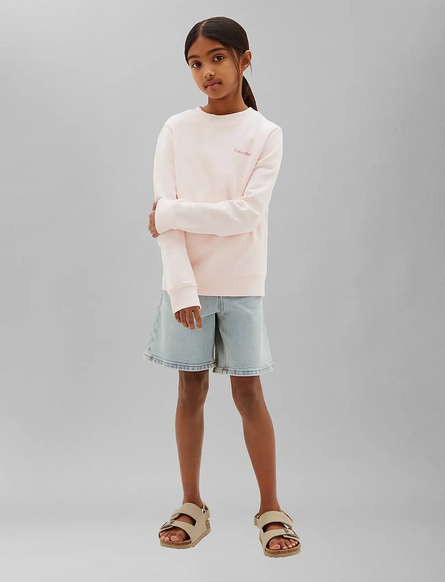 Calvin Klein - SMALL CHEST INST. LOGO REG CN - sweatshirts - mangano calcite - 4
