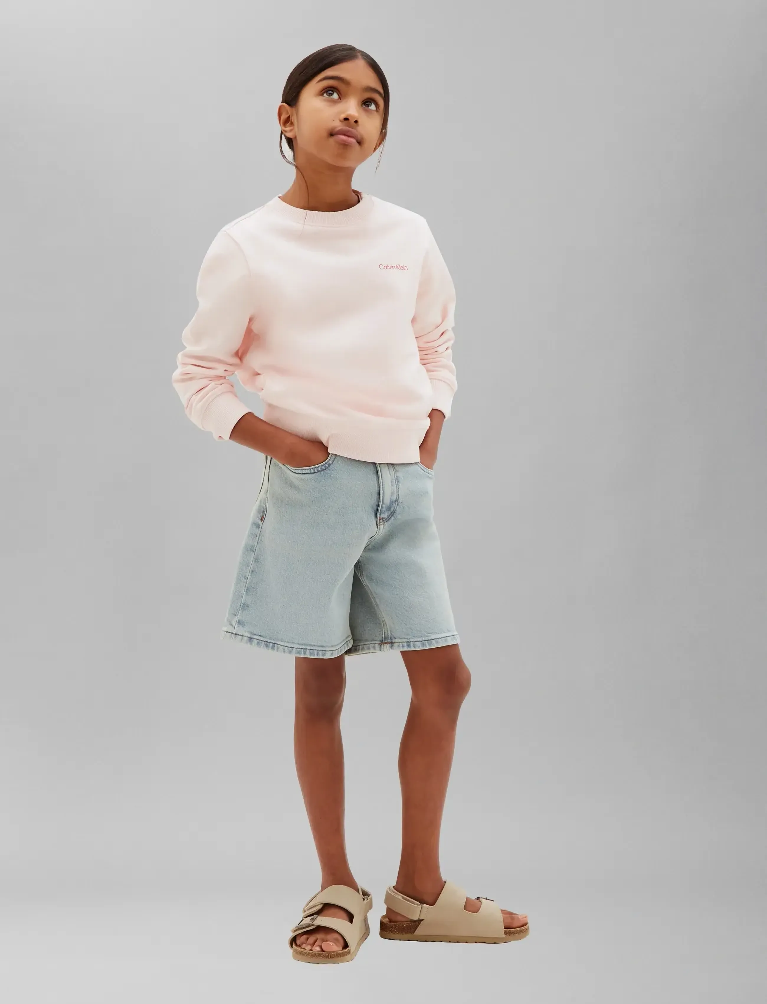 Calvin Klein - SMALL CHEST INST. LOGO REG CN - sweatshirts - mangano calcite - 5