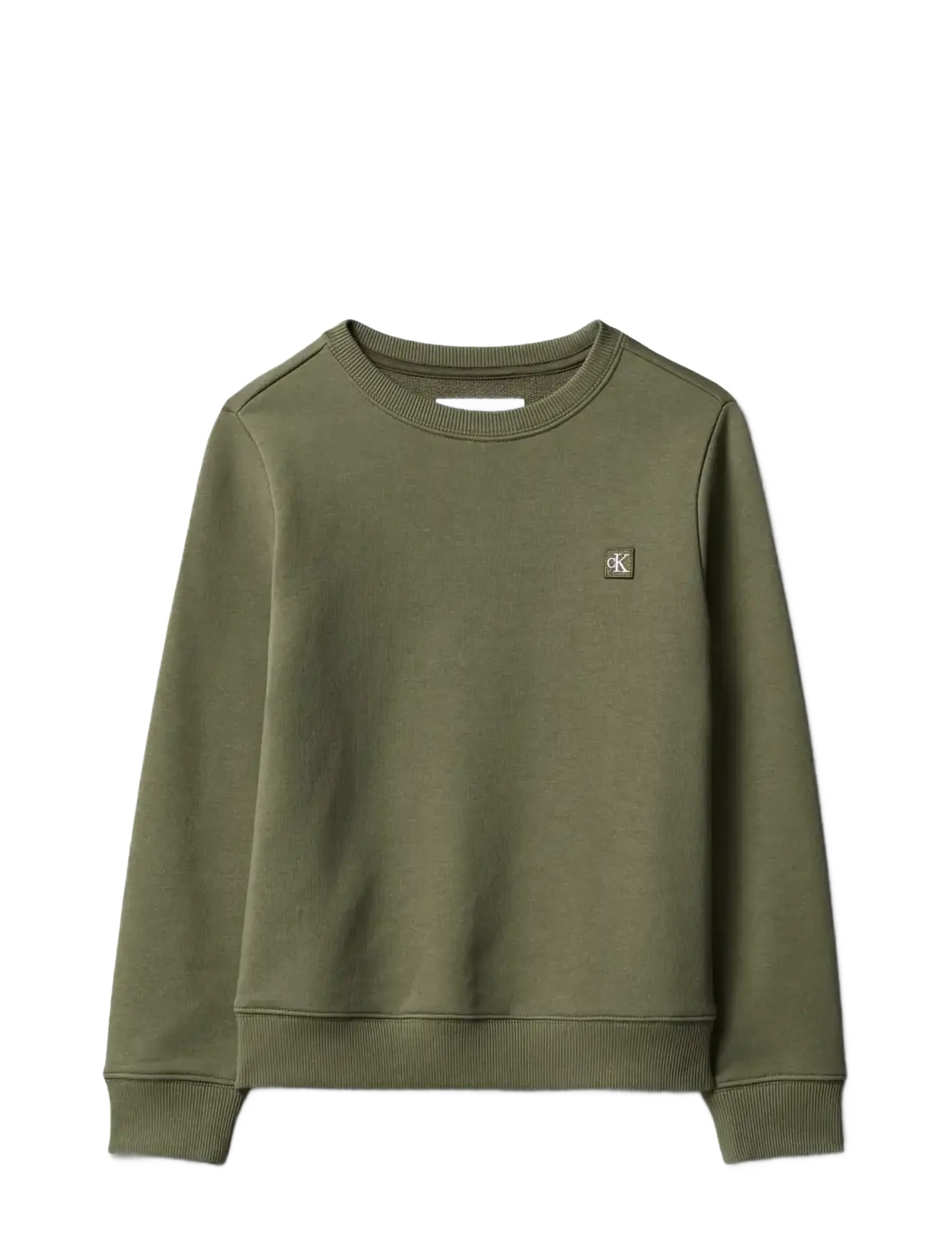 Calvin Klein MINI BADGE CN - Clothing - DUSTY OLIVE / khaki/green