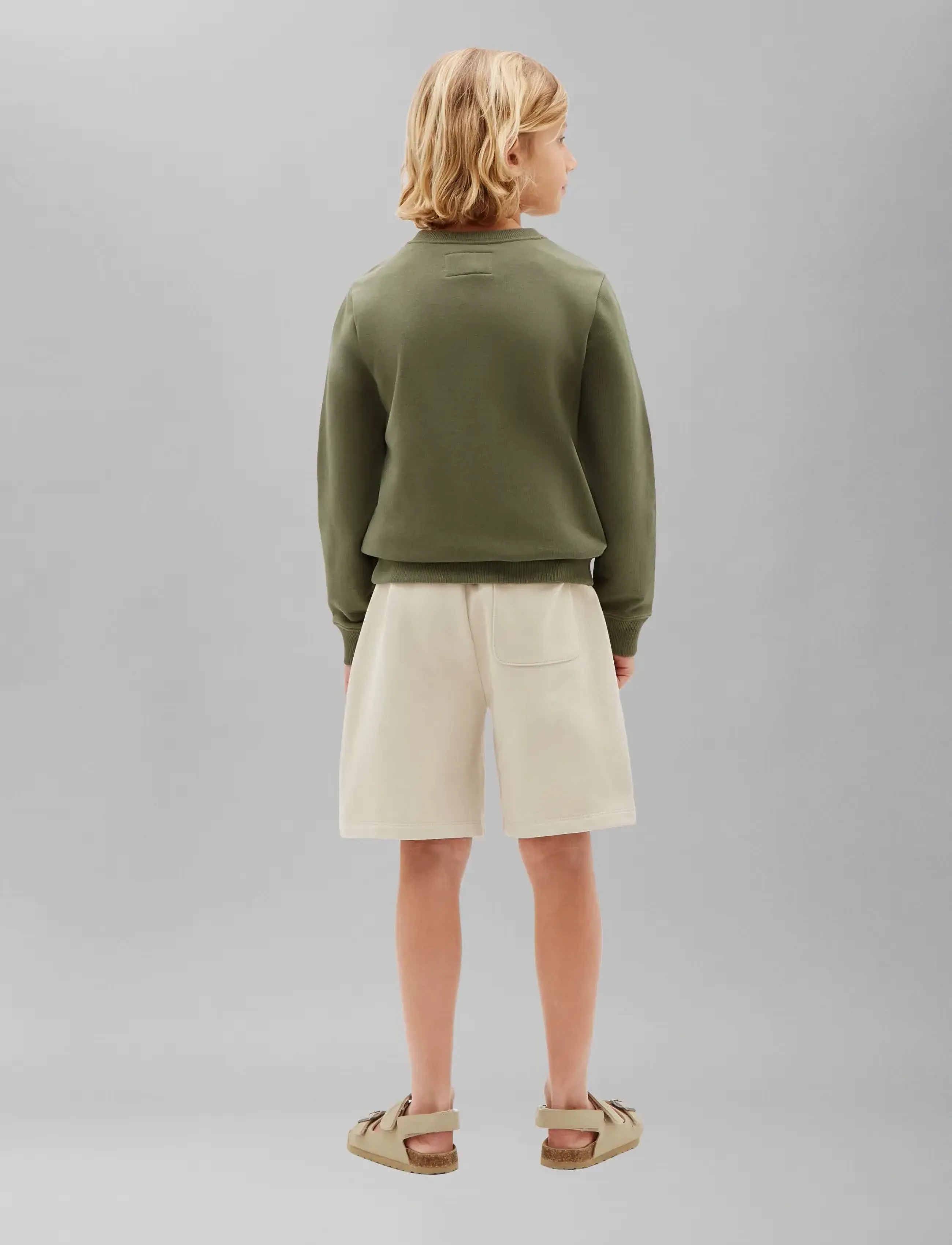 Calvin Klein - MINI BADGE CN - collegepaidat - dusty olive - 2
