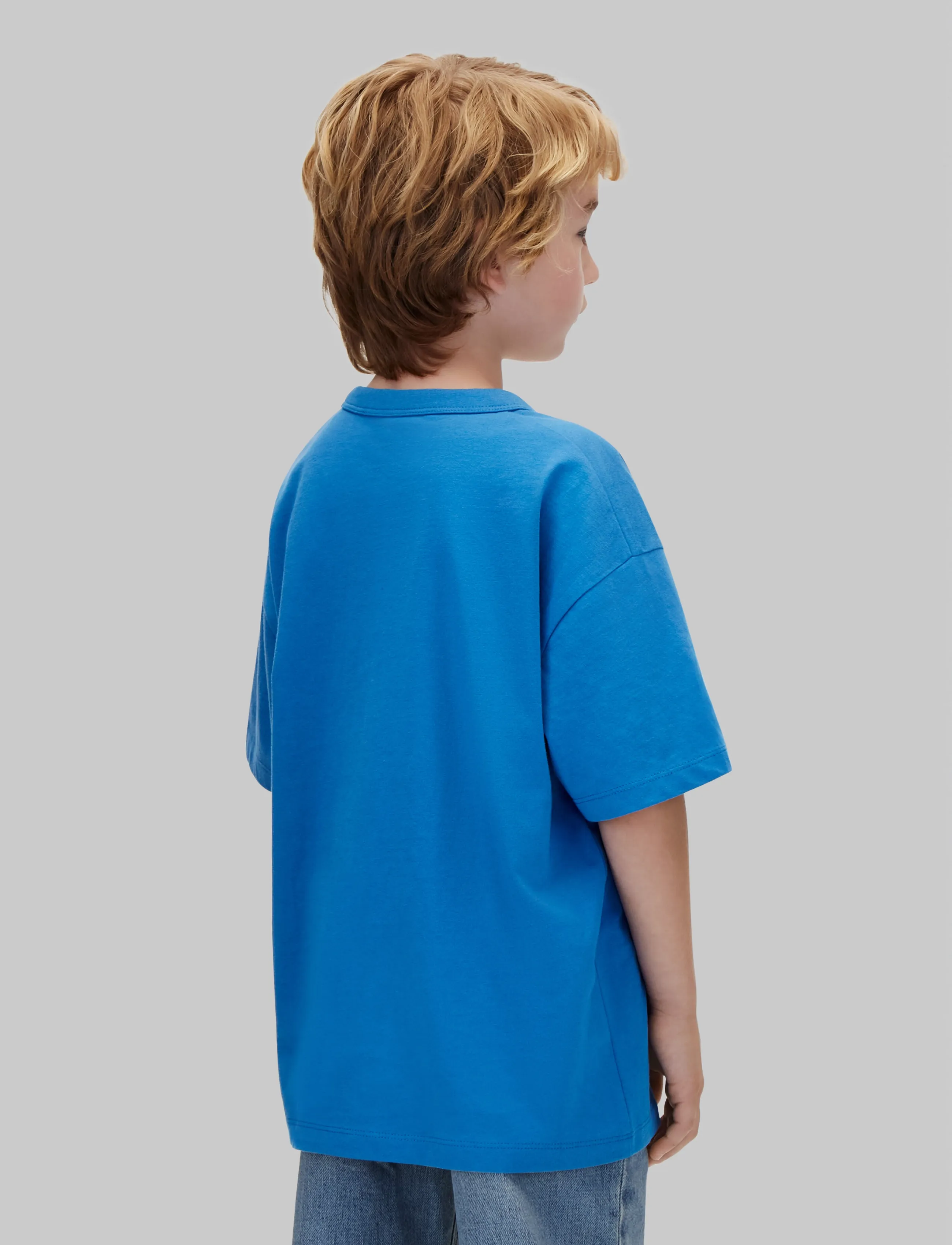 Calvin Klein - CALIVIN CK CIRCLE SS T-SHIRT - vallarta blue - 2