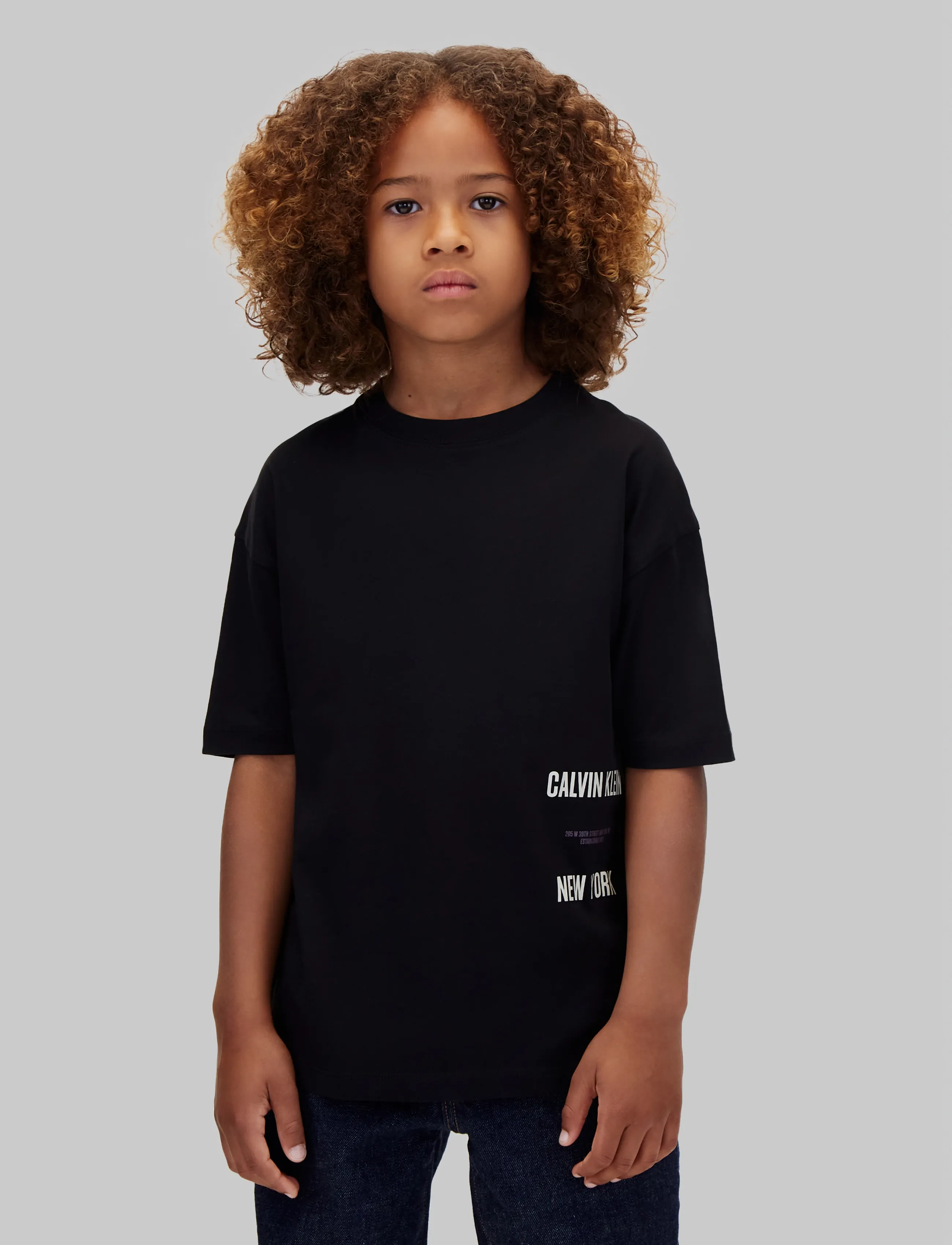 Calvin Klein - INTEREST PLACEMENT AW SS T-SHIRT - pvh black - 3