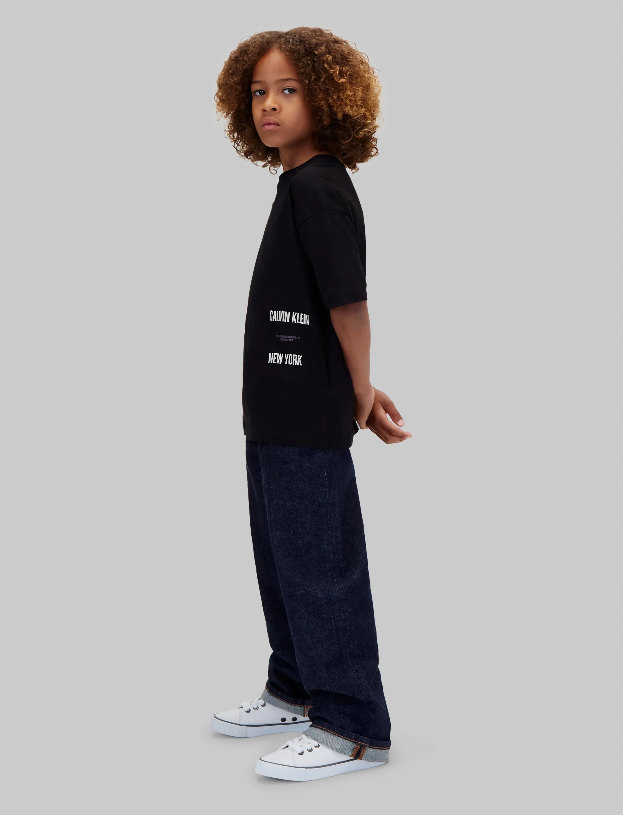 Calvin Klein - INTEREST PLACEMENT AW SS T-SHIRT - pvh black - 5