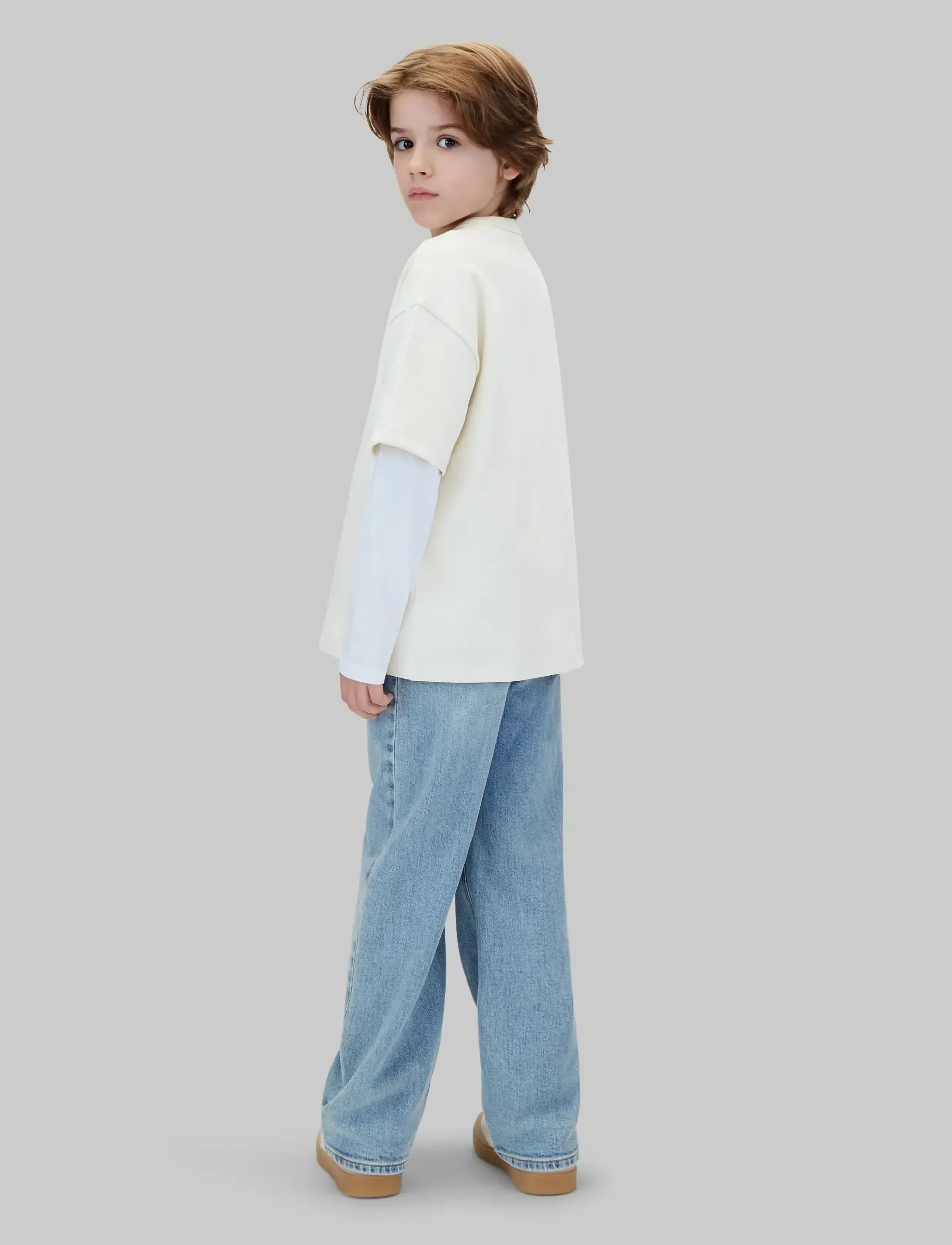 Calvin Klein - CALVIN APPLIQUE SS T-SHIRT - turtledove - 2