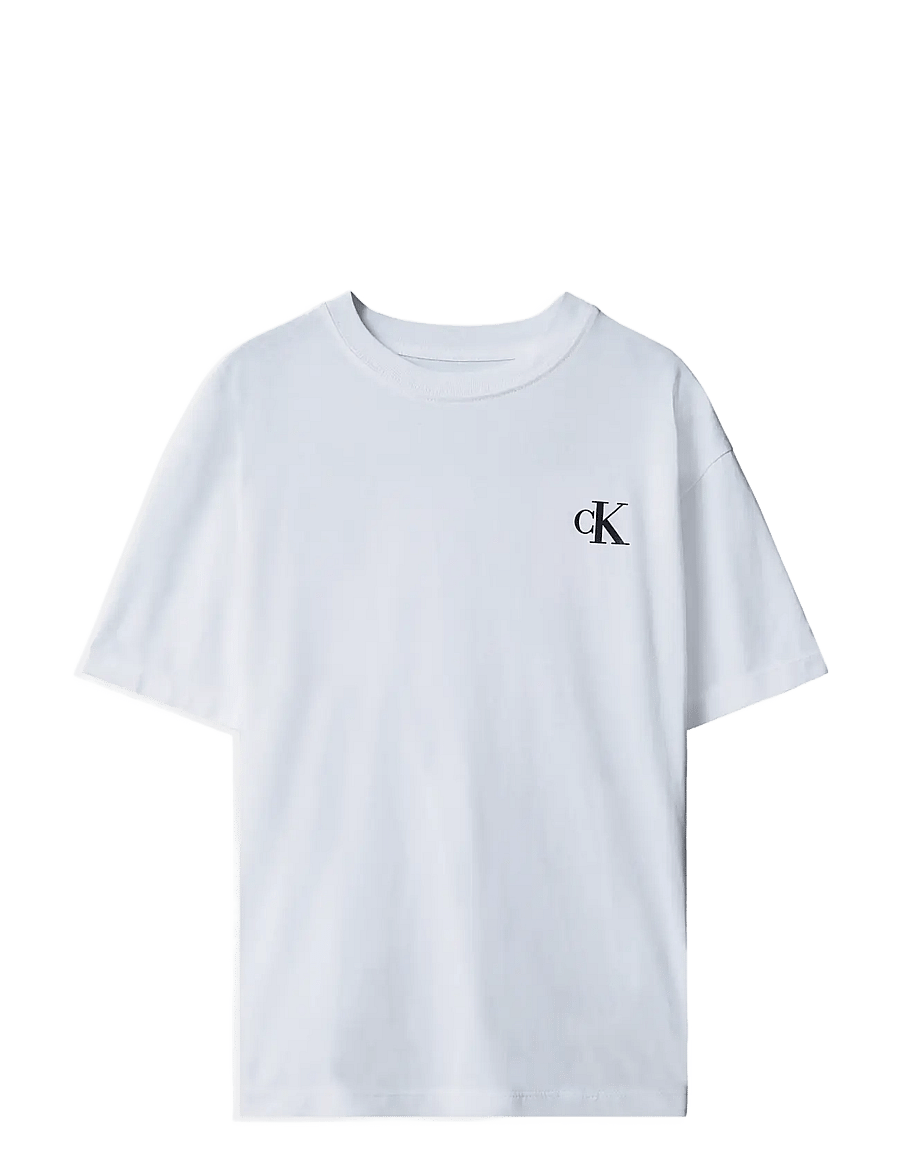 Calvin Klein - RLXD BACK PHOTO PRINT SS T-SHIRT - kortärmade t-shirts - bright white - 1