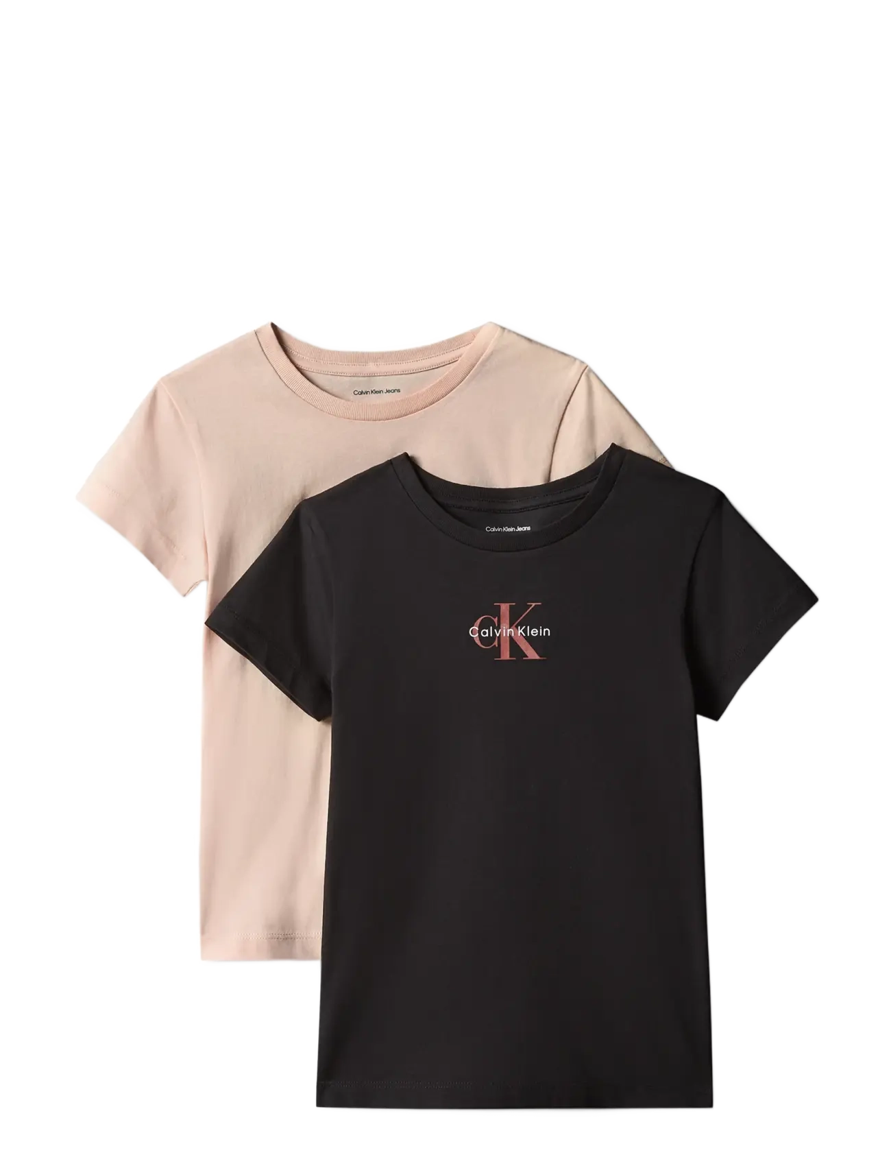 Calvin Klein - 2PK CK SLIM SS T-SHIRT - black   spanish villa - 1
