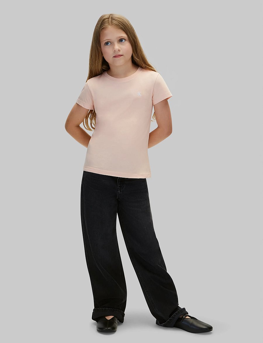 Calvin Klein - 2PK CK SLIM SS T-SHIRT - kortärmade t-shirts - black spanish villa - 0