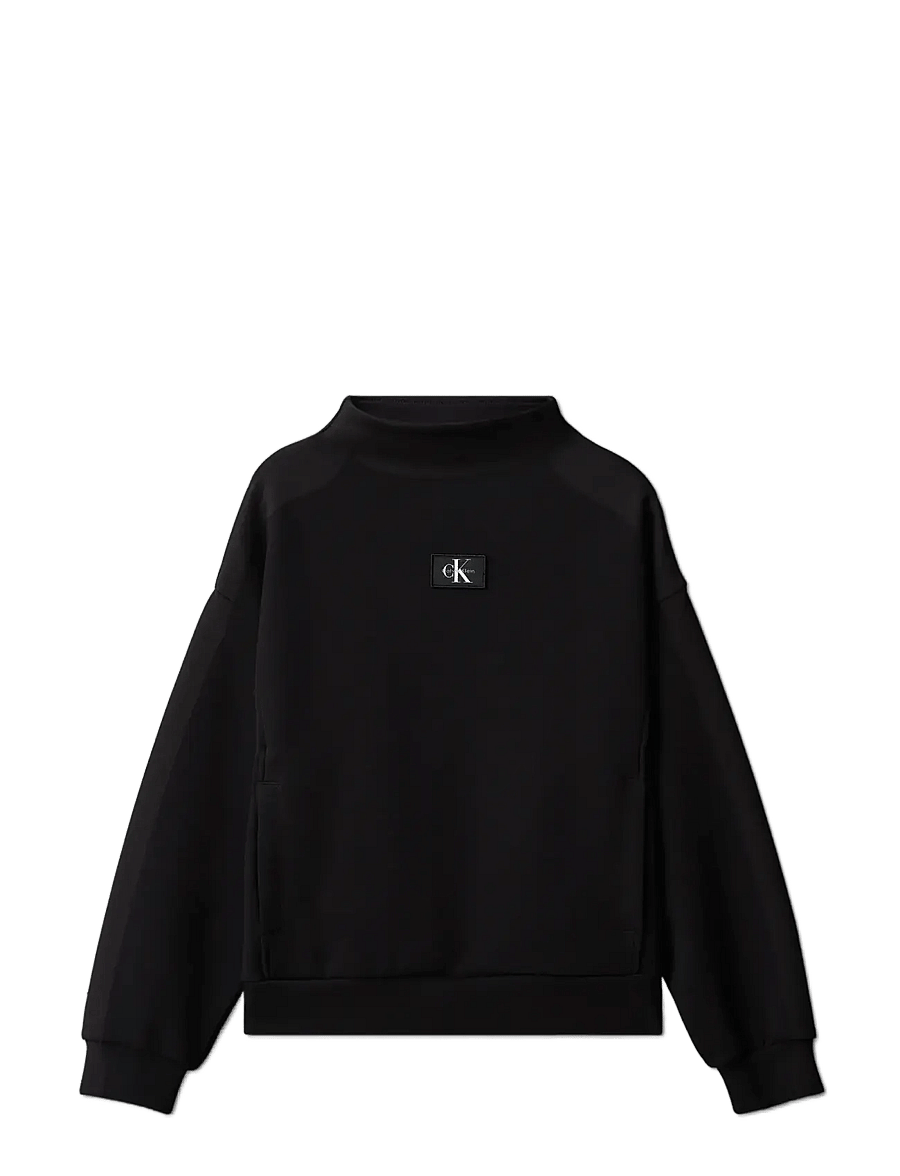 Calvin Klein - INTERLOCK SWEATSHIRT - pvh black - 1