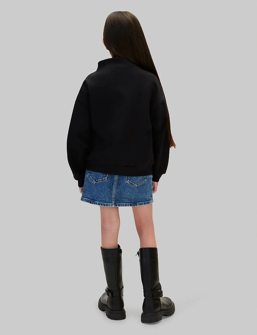 Calvin Klein - INTERLOCK SWEATSHIRT - pvh black - 2