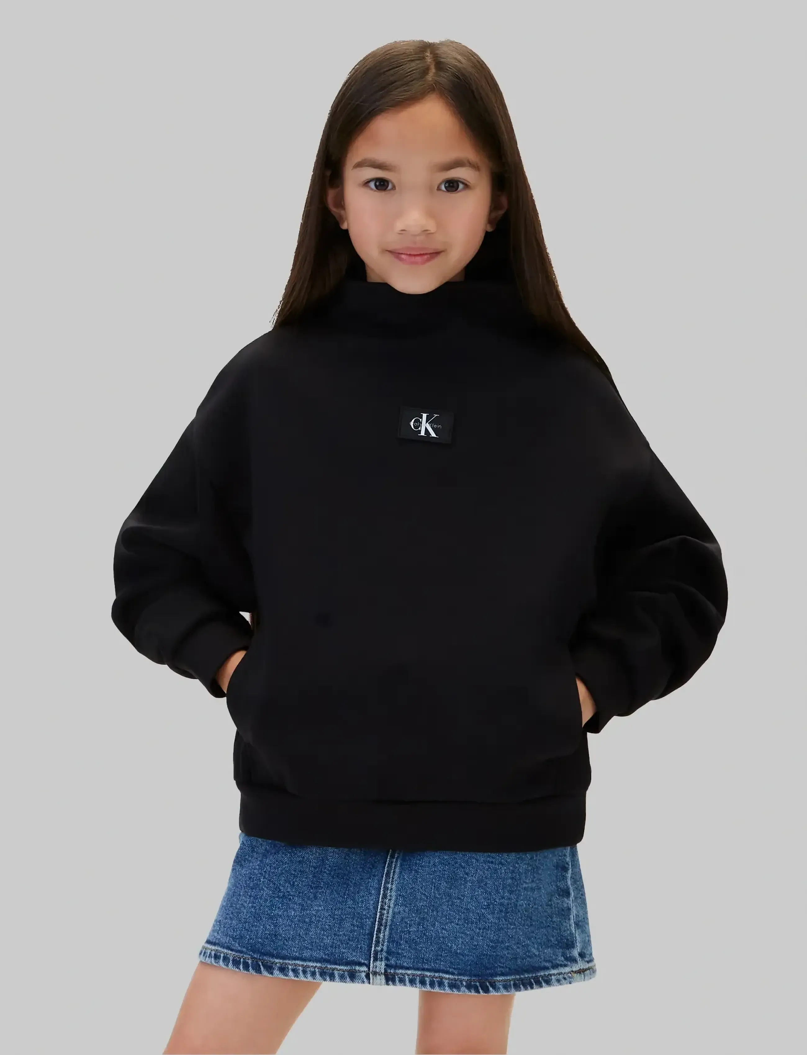Calvin Klein - INTERLOCK SWEATSHIRT - pvh black - 3